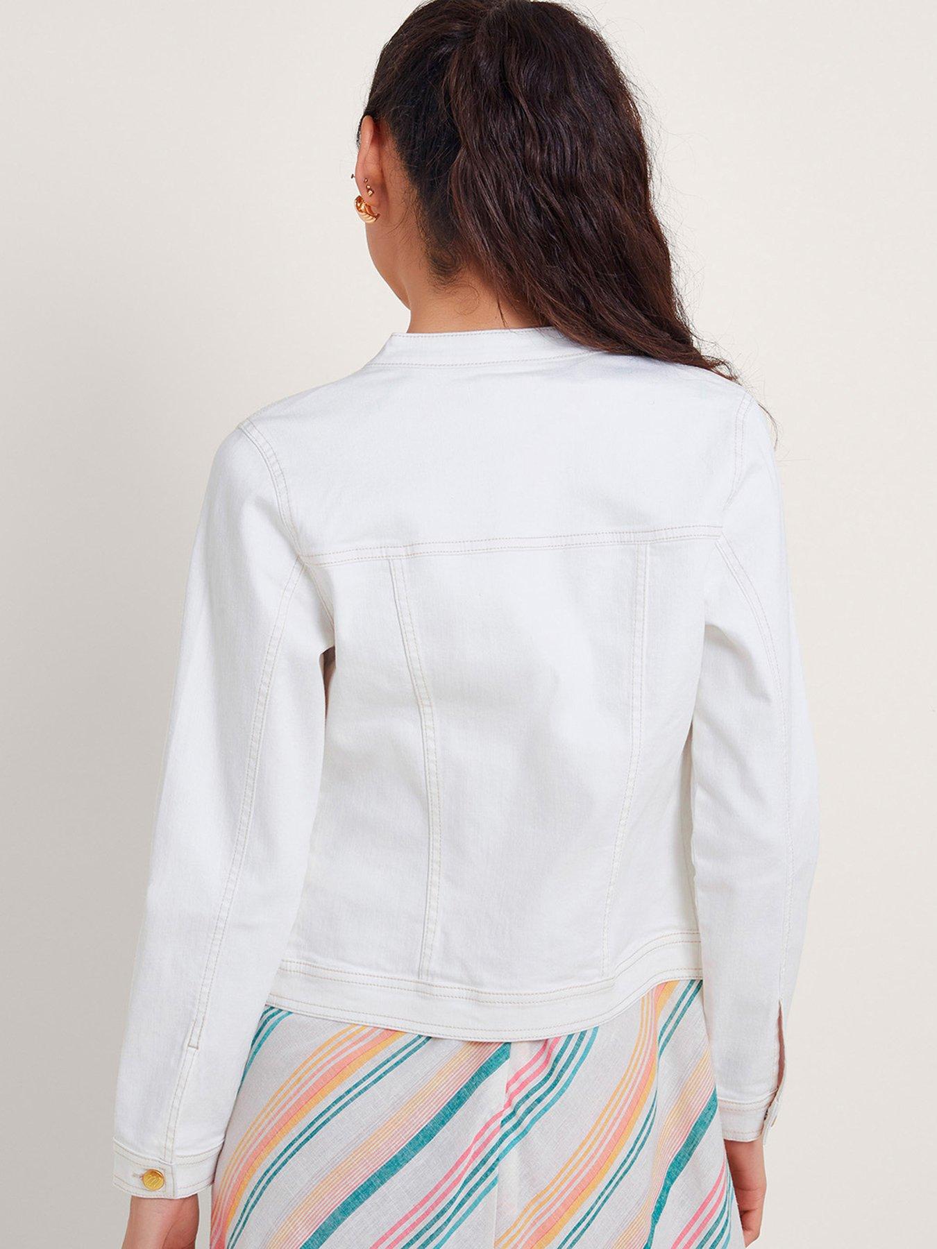 Monsoon white jacket best sale