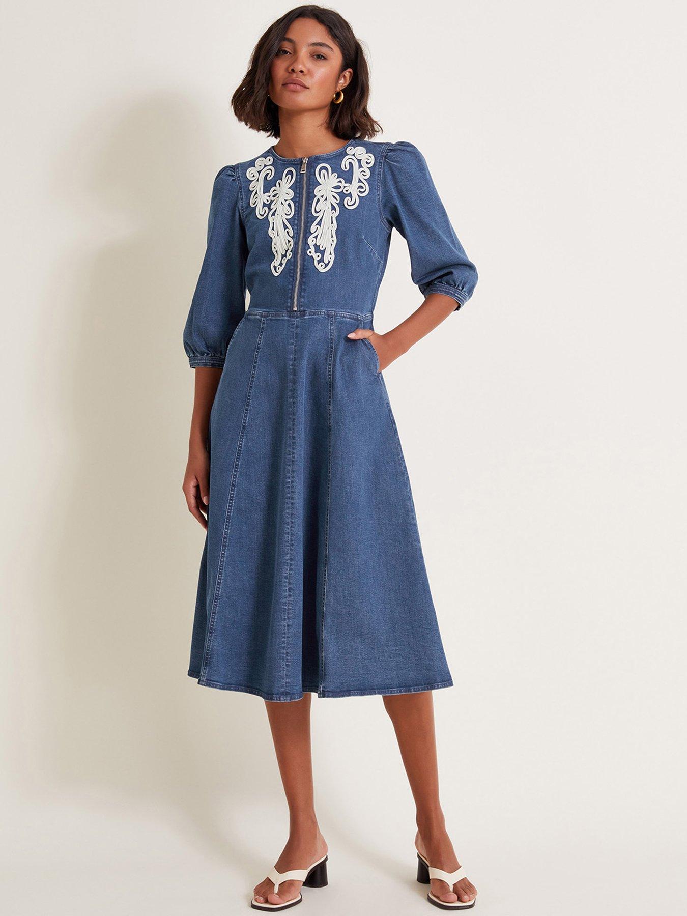 undefined Kaia Cornelli Dress - Blue
