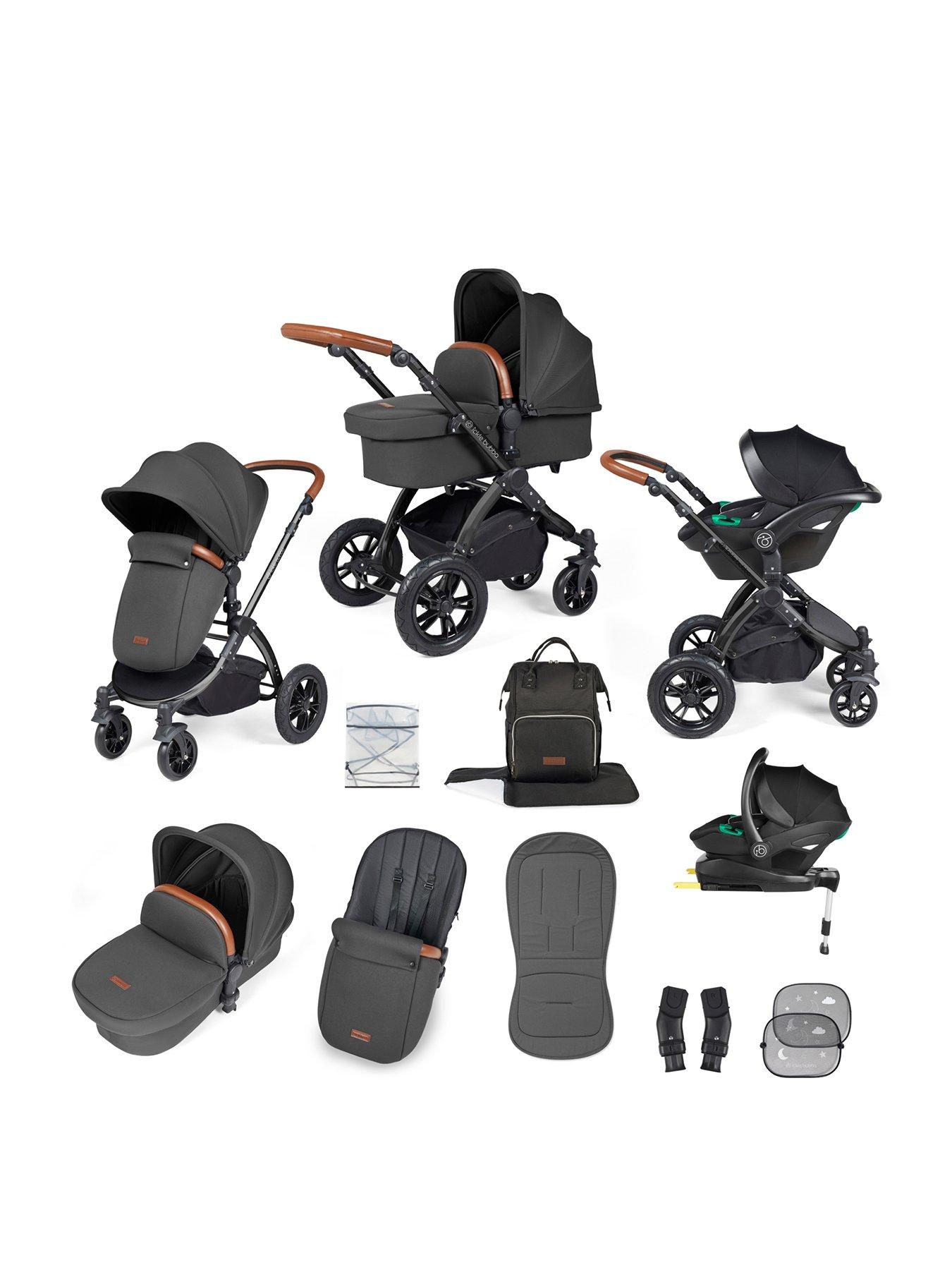 Ickle Bubba Stomp Luxe All in One I Size Travel System With Isofix Base Stratus Very