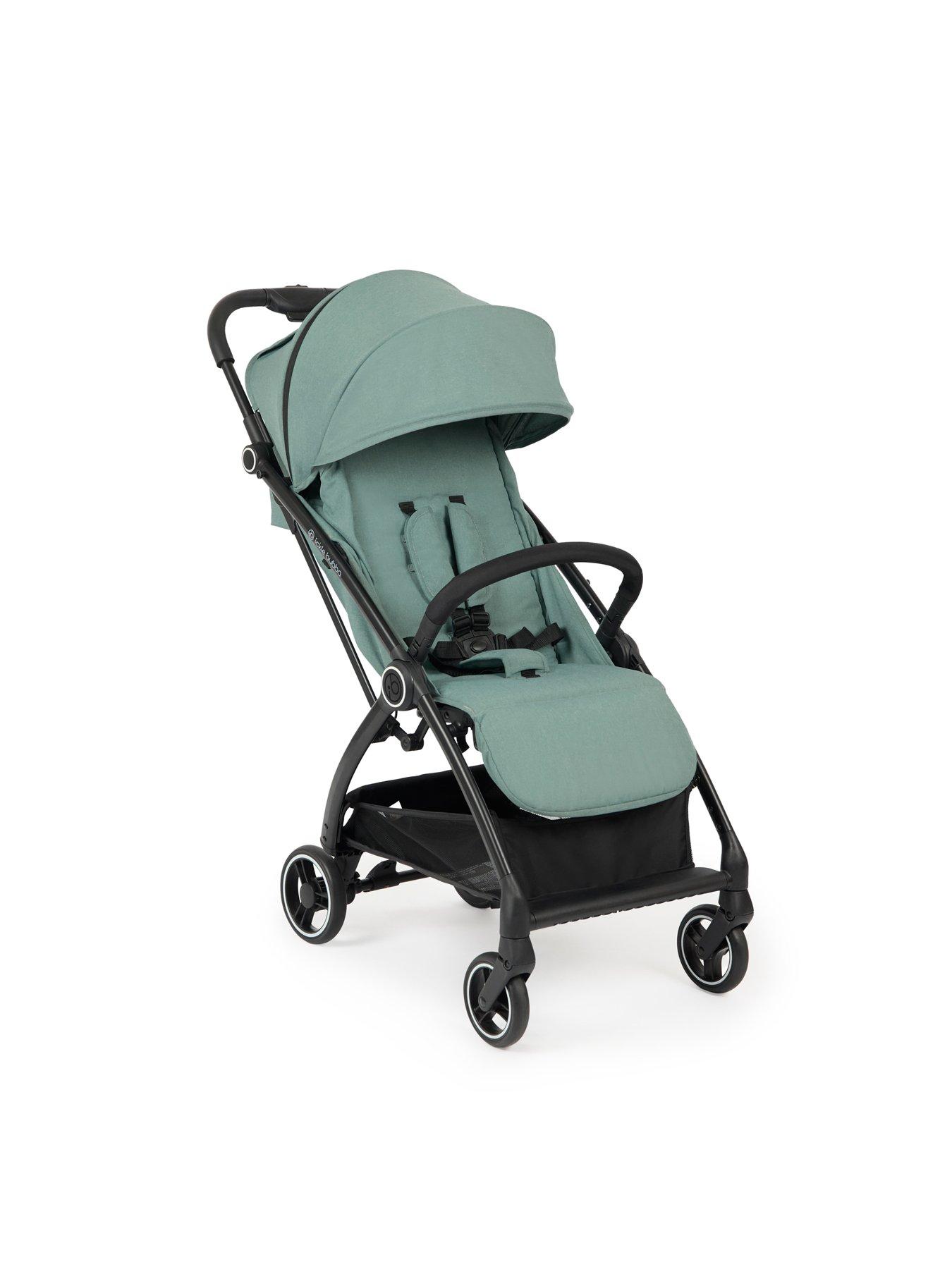 Image 2 of 8 of Ickle Bubba Aries Max Autofold Stroller With Footwarmer and Cup Holder - Sage Green