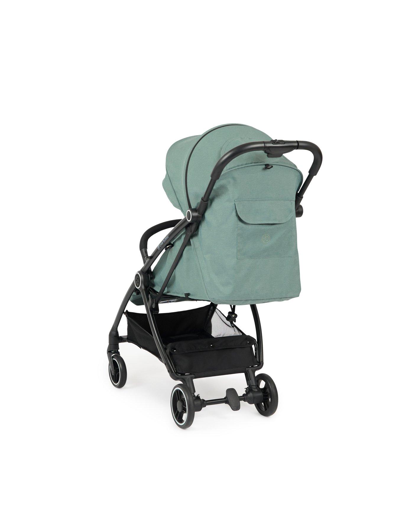 Image 5 of 8 of Ickle Bubba Aries Max Autofold Stroller With Footwarmer and Cup Holder - Sage Green