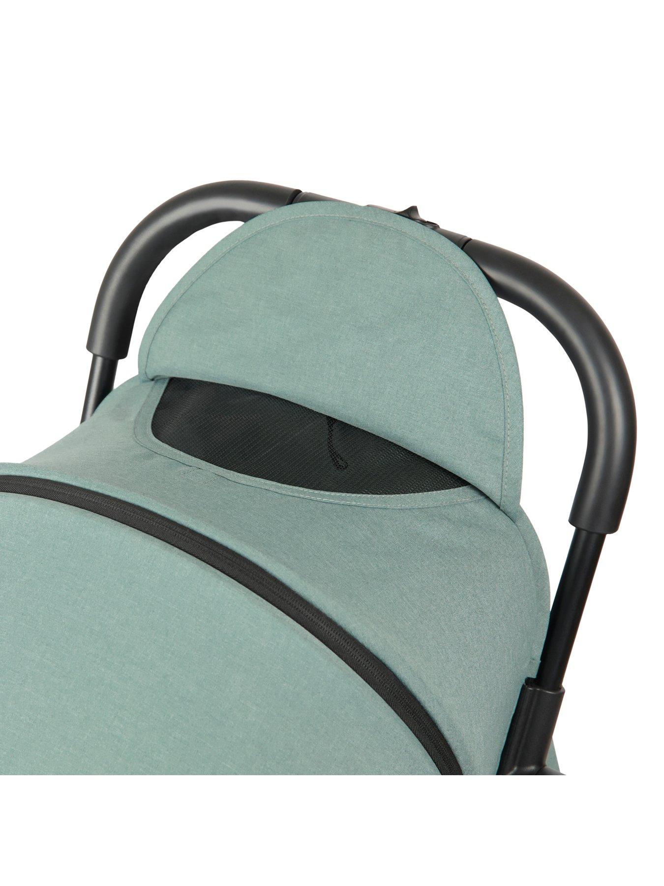 Image 7 of 8 of Ickle Bubba Aries Max Autofold Stroller With Footwarmer and Cup Holder - Sage Green