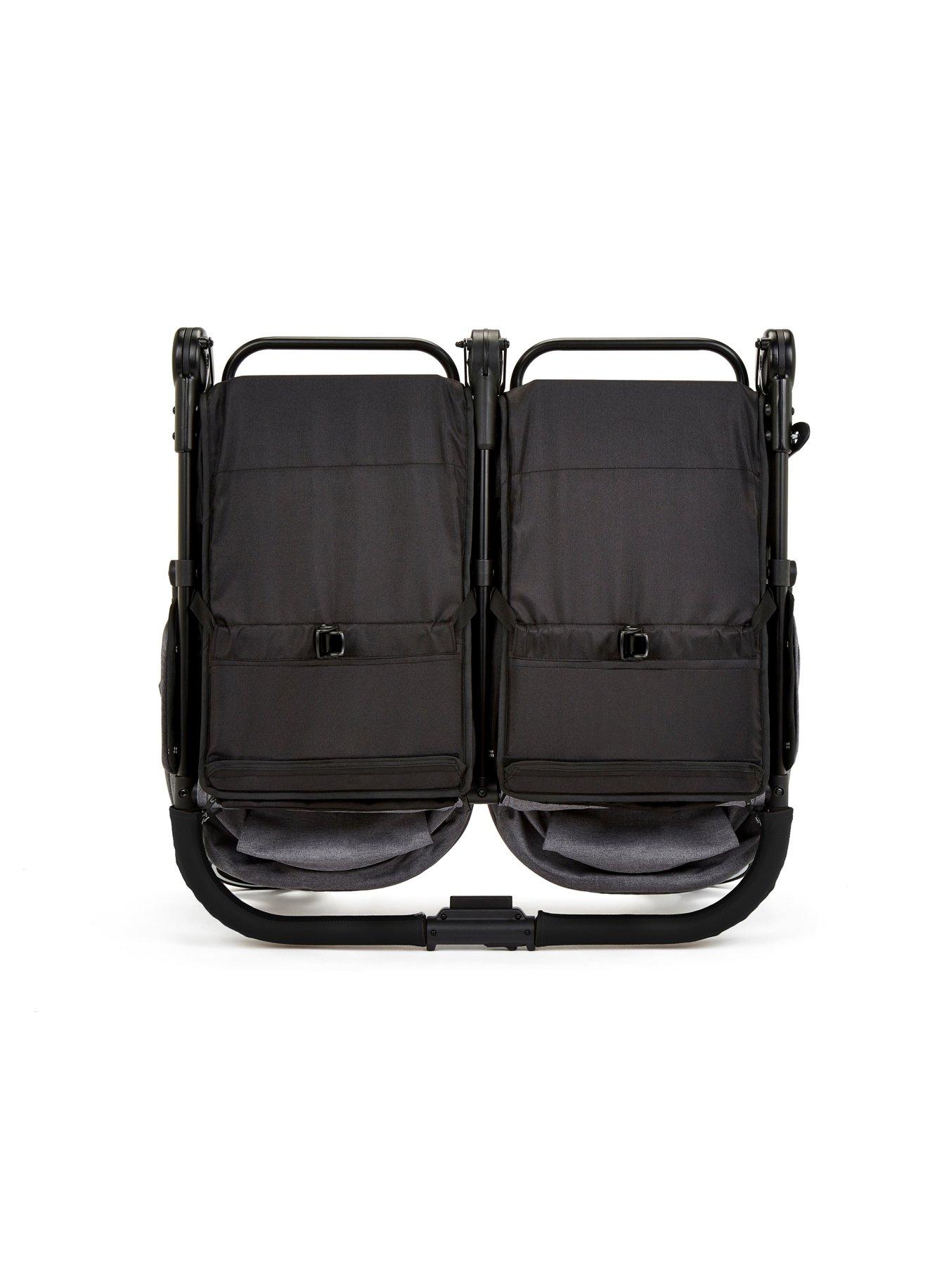 Image 7 of 7 of Ickle Bubba Venus Max Double Stroller - Black / Space Grey / Black