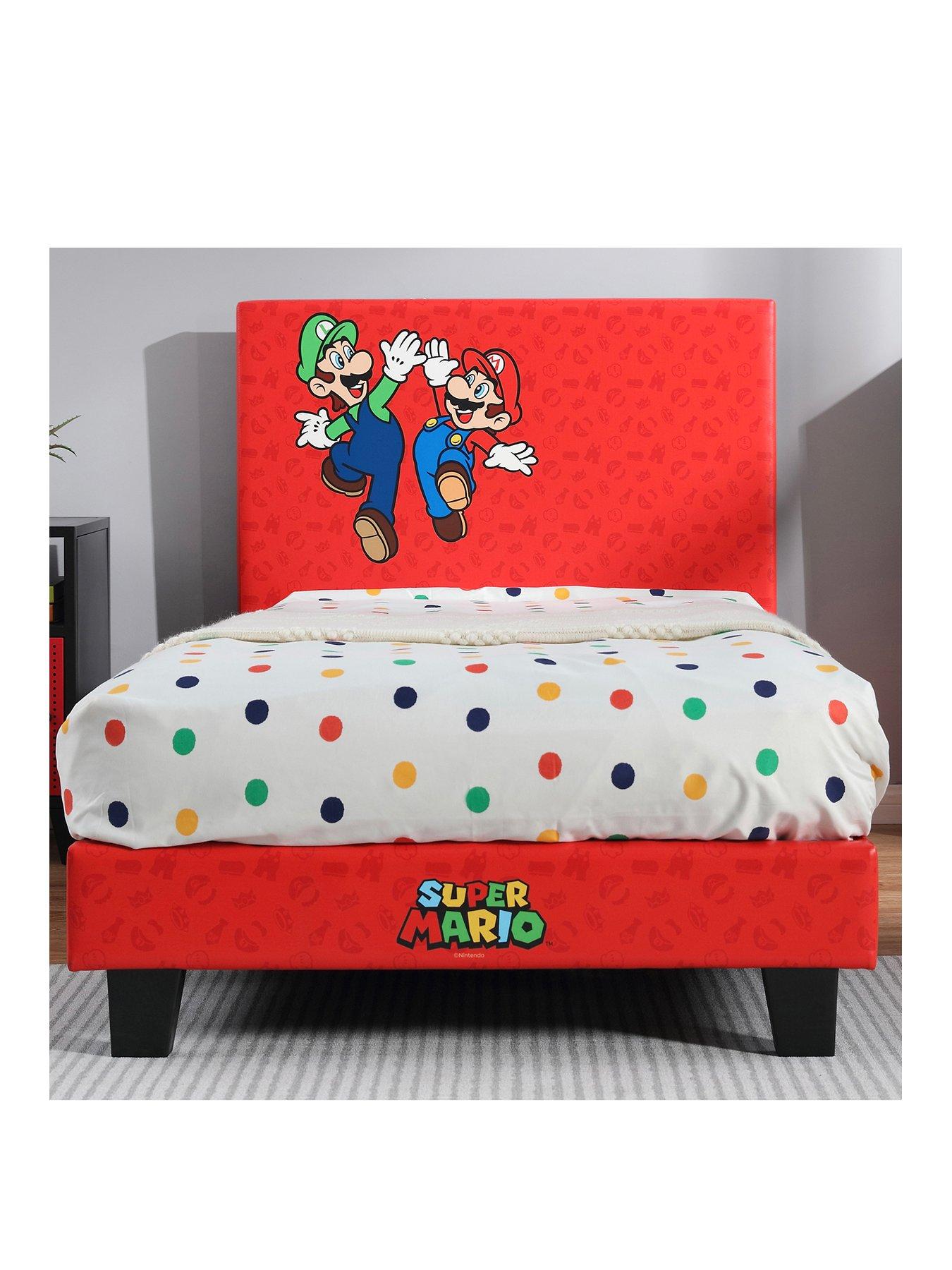 Image 2 of 7 of X Rocker Nintendo Super Mario Single&nbsp;Bed Frame&nbsp;- Red