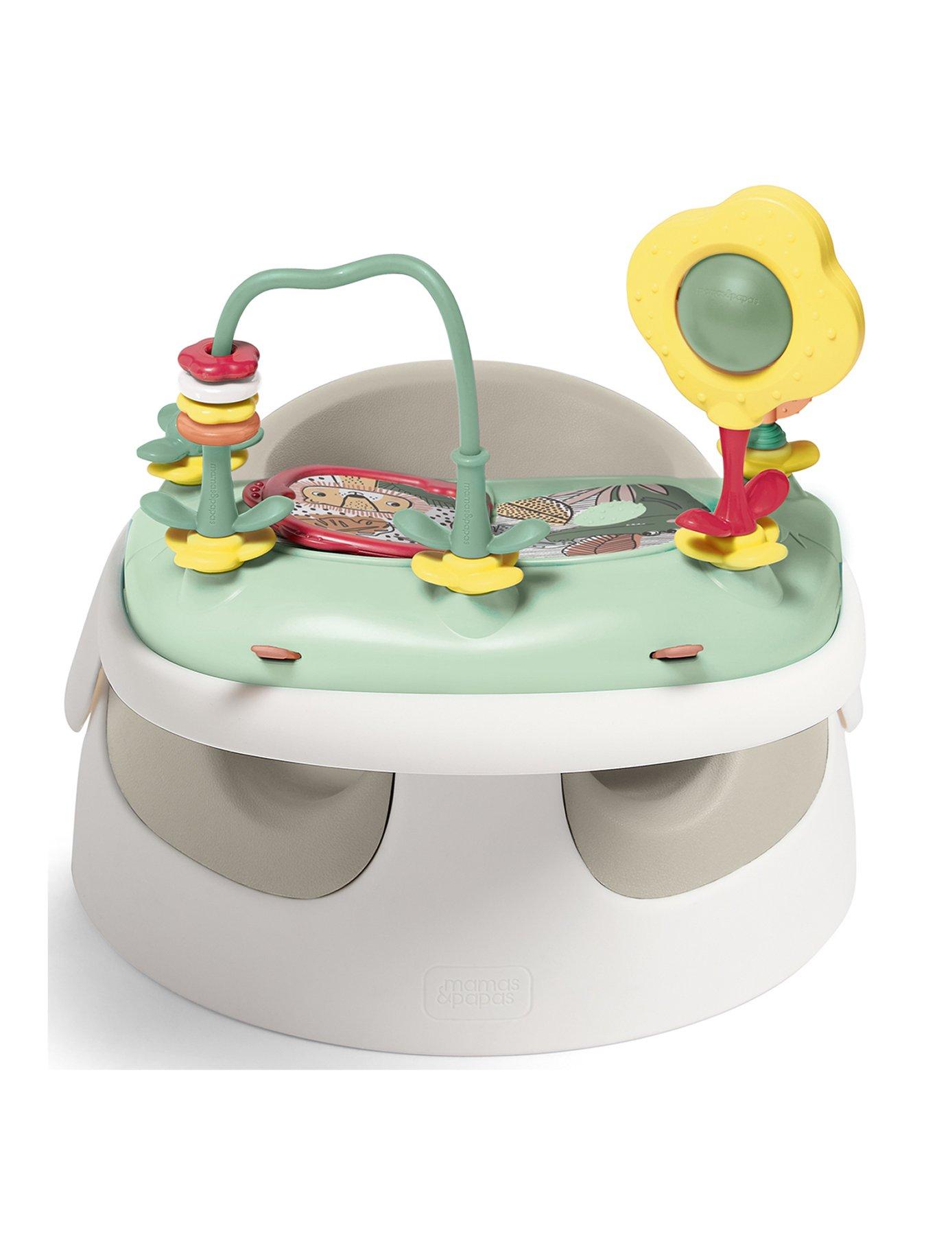 Image 2 of 7 of Mamas & Papas Baby Snug and Activity Tray - Clay