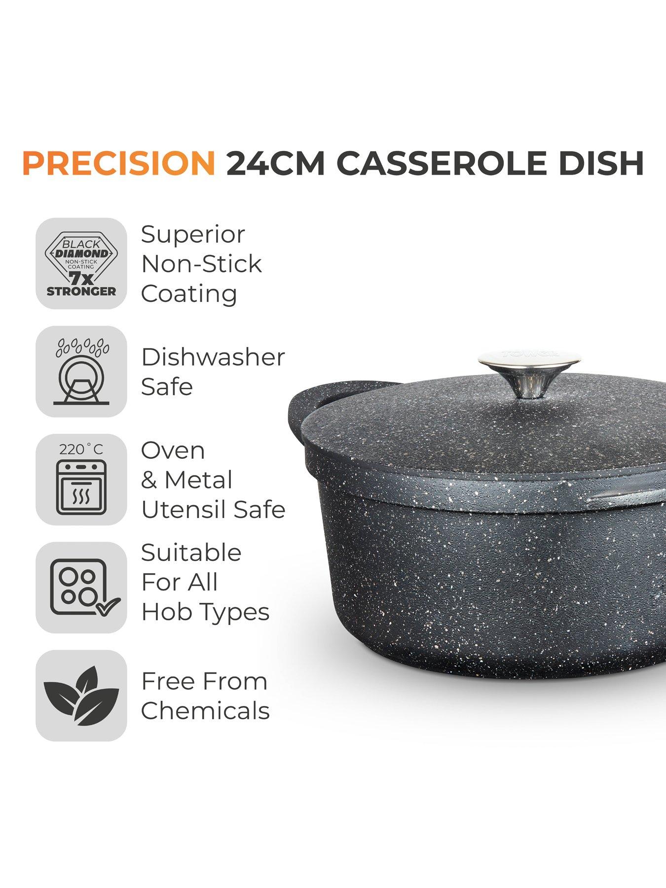 Image 2 of 7 of Tower Precision 24 cm Casserole with Lid