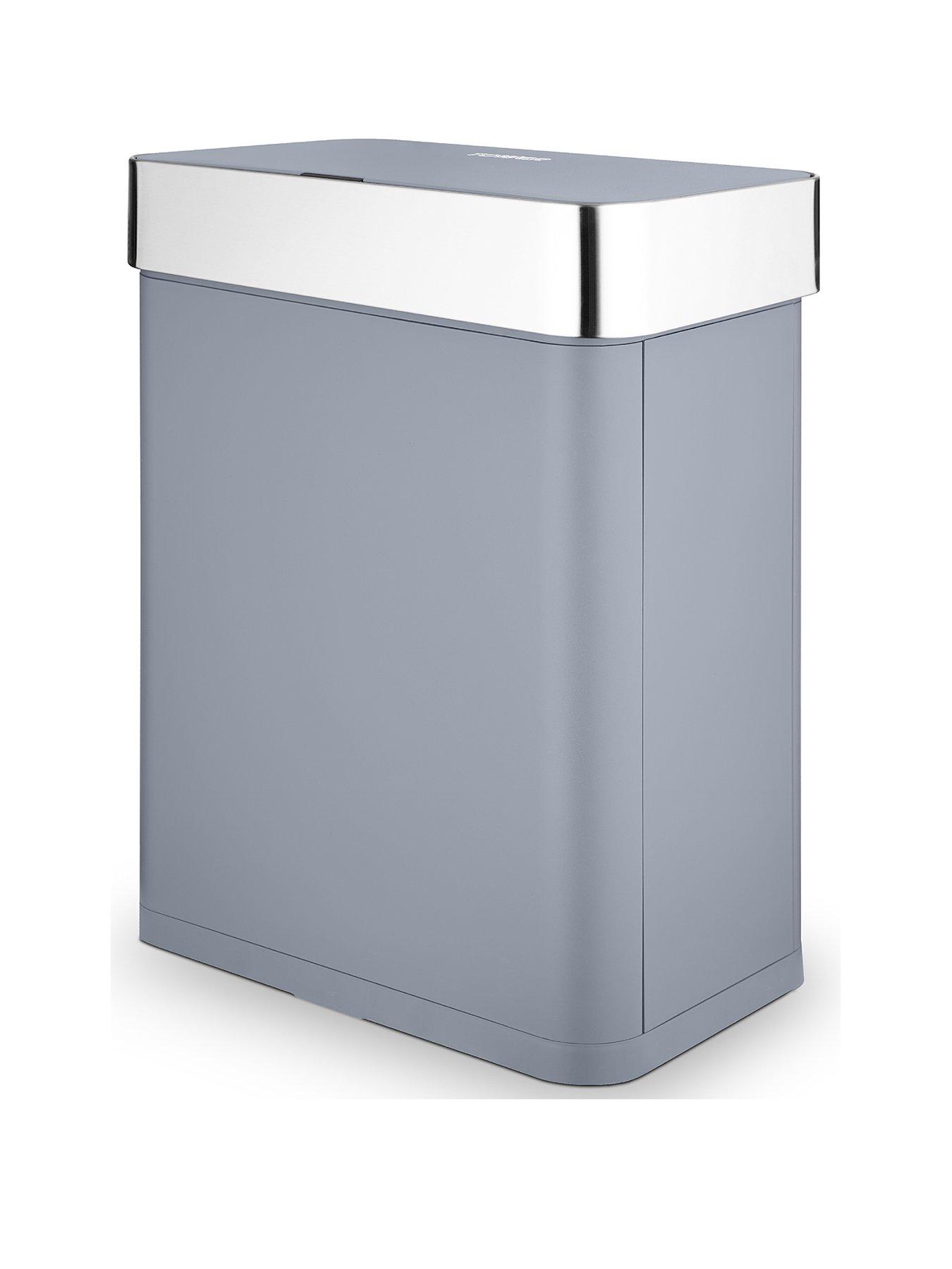 Product photograph of Tower Compact 60-litre Sensor Bin In Grey from very.co.uk