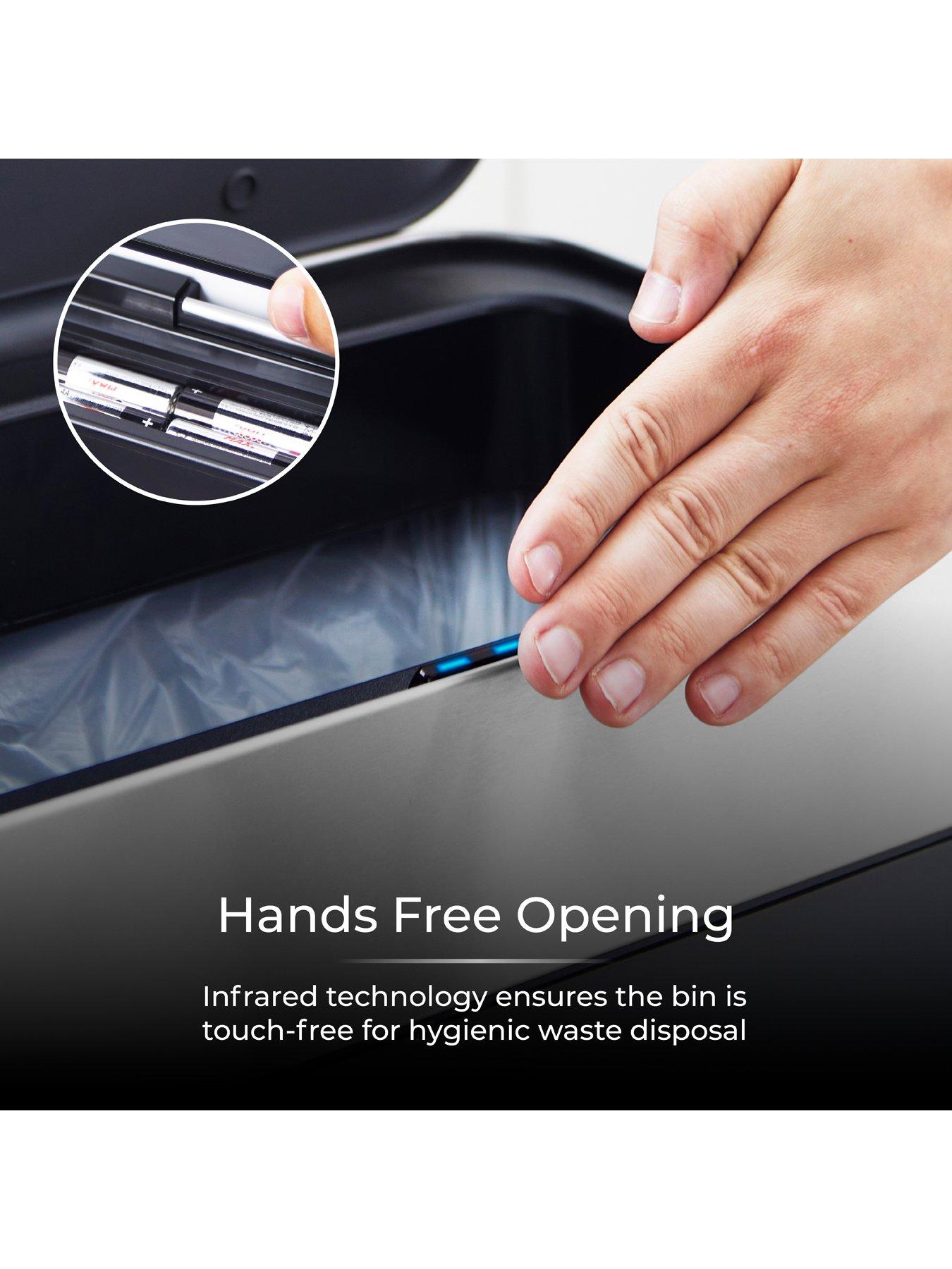 Image 4 of 6 of Tower Compact 60-Litre Sensor Bin in Grey