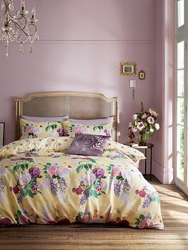 Product photograph of Catherine Lansfield Wisteria Bouquet Duvet Cover Set from very.co.uk