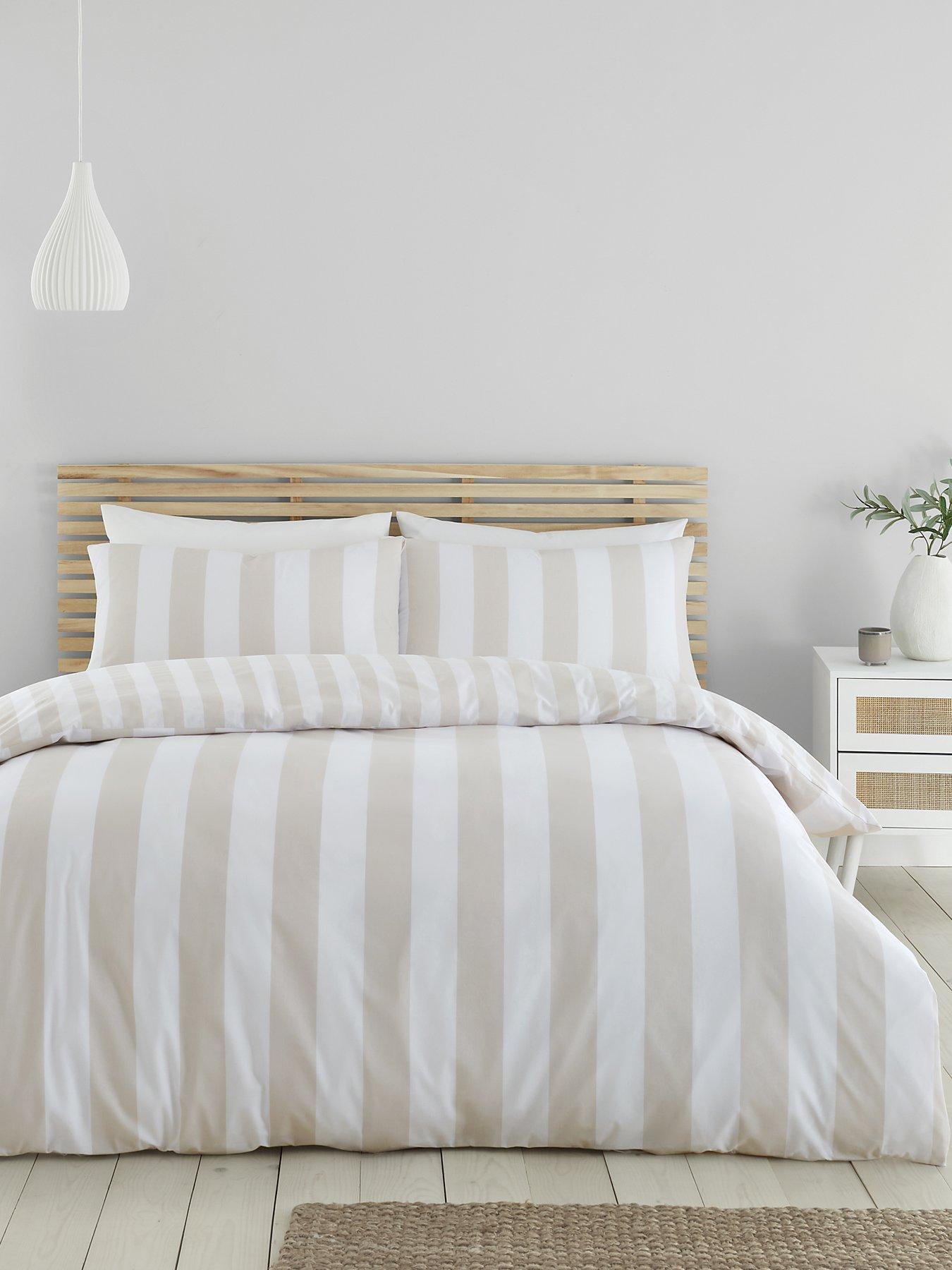 Catherine Lansfield Cove Stripe Duvet Set