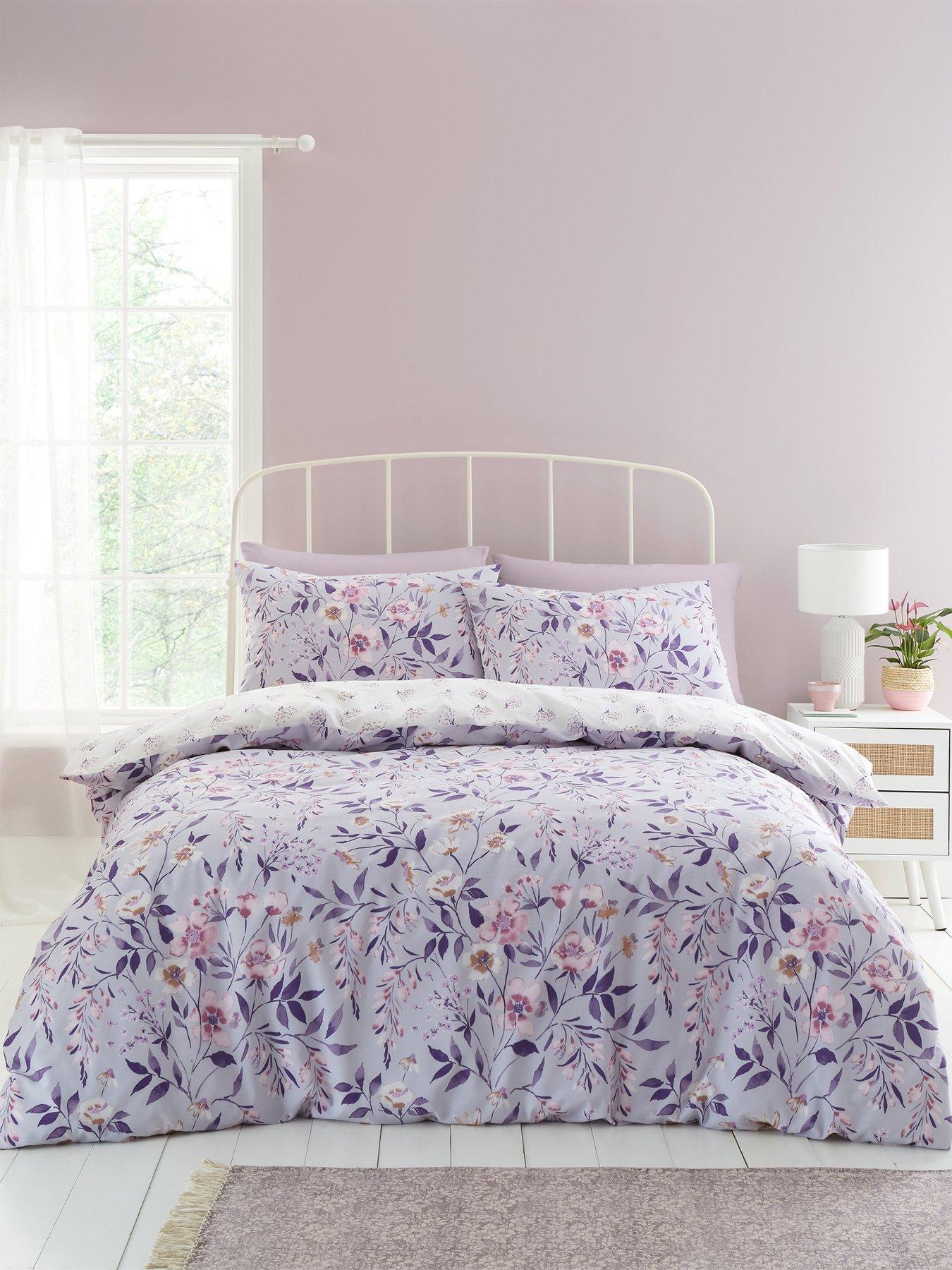 Product photograph of Catherine Lansfield Isadora Floral Duvet Set - Db from very.co.uk