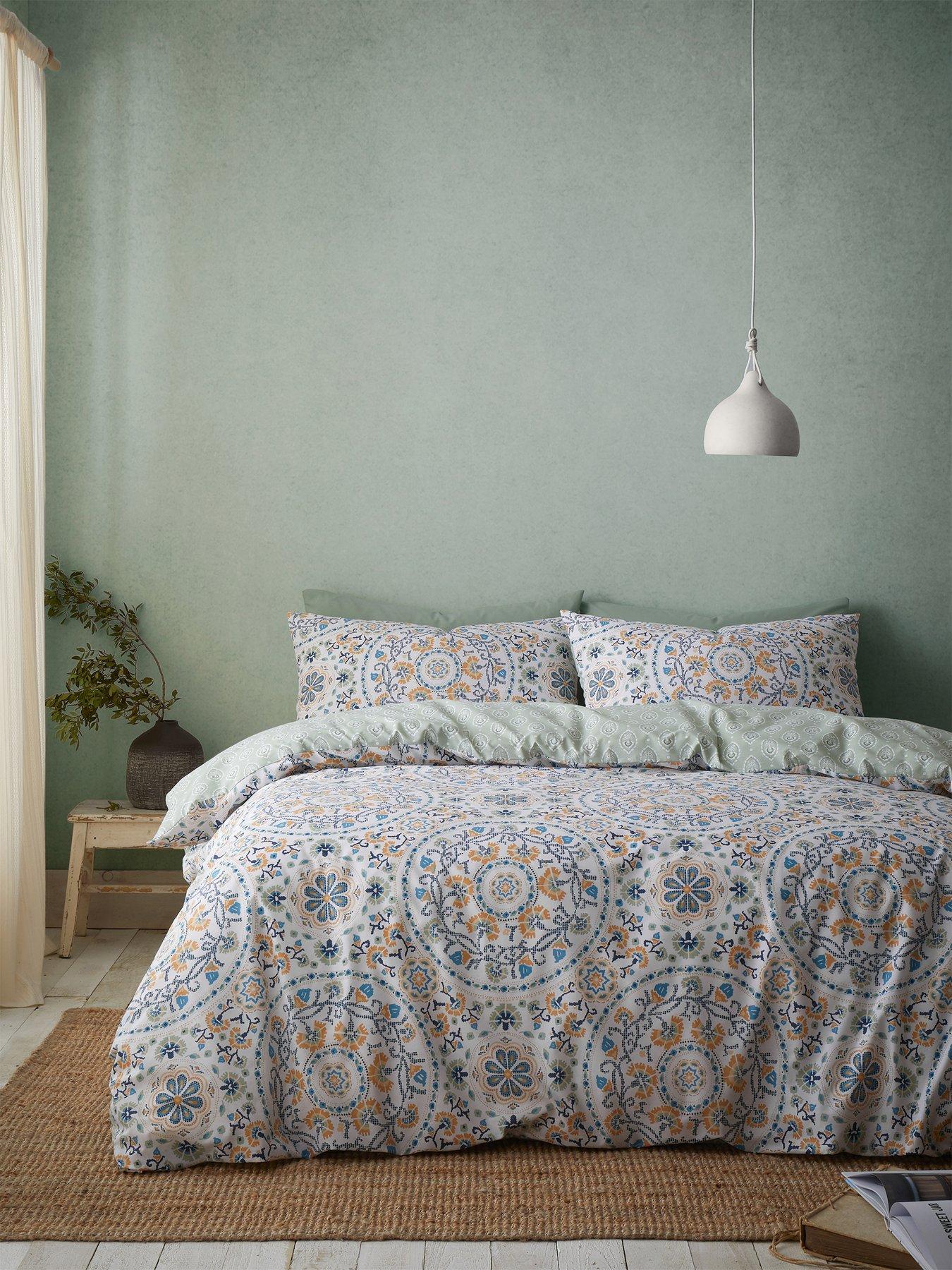 Image 3 of 6 of Pineapple Elephant Safiya Mandala Duvet Cover Set