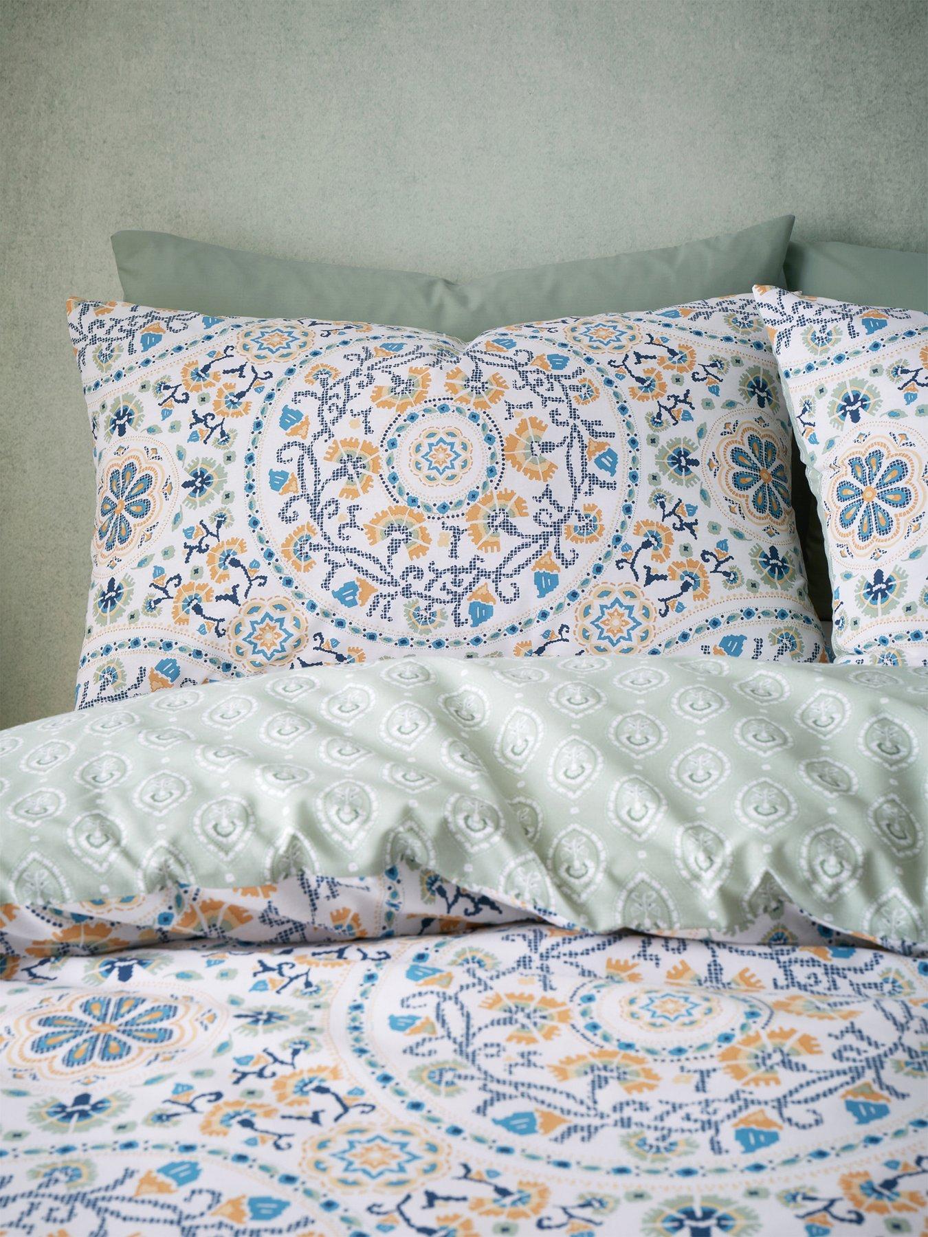 Image 5 of 6 of Pineapple Elephant Safiya Mandala Duvet Cover Set
