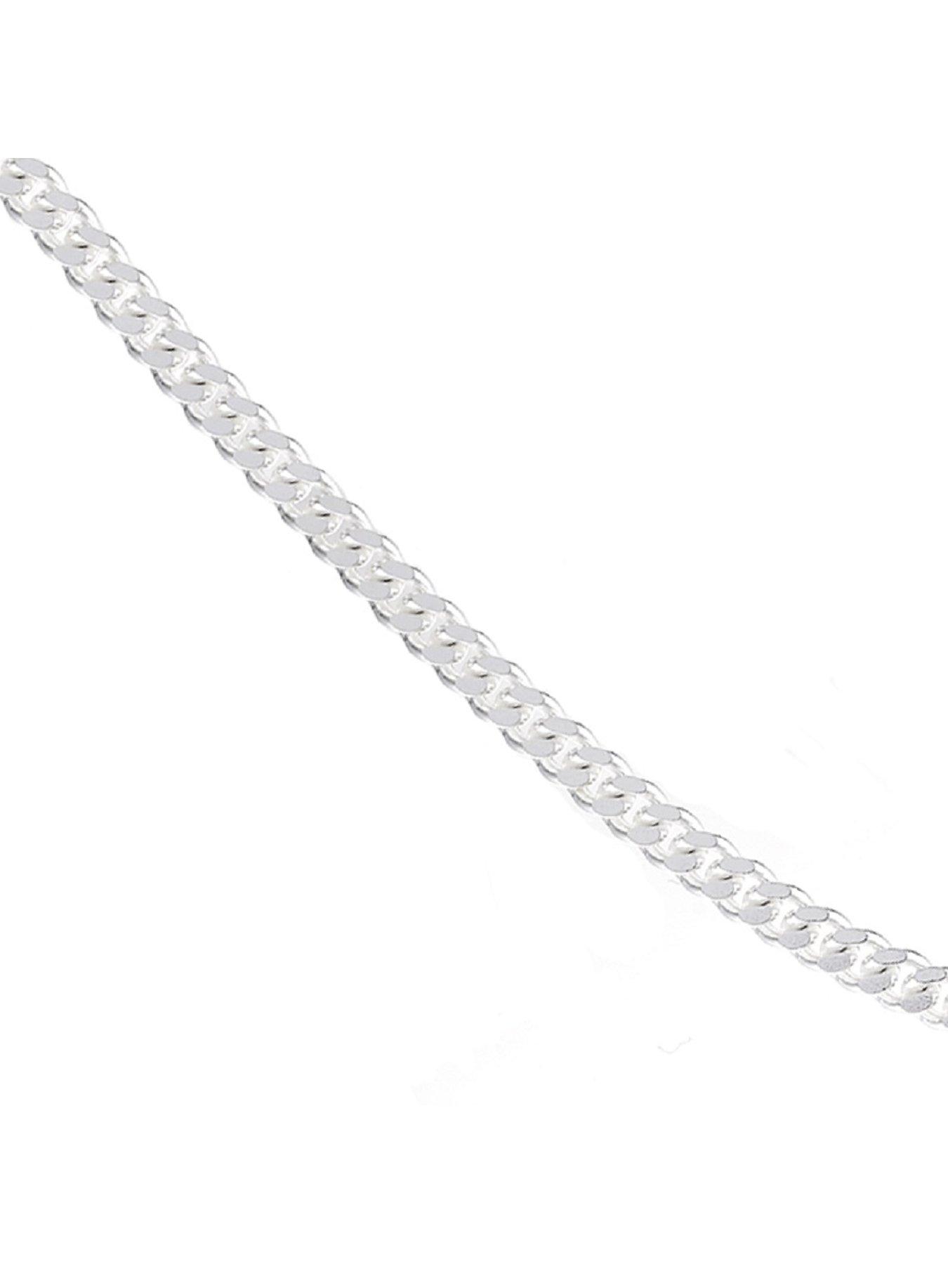 Image 3 of 4 of H. Samuel Sterling Silver Necklace. 24 Inch 3mm Curb Chain
