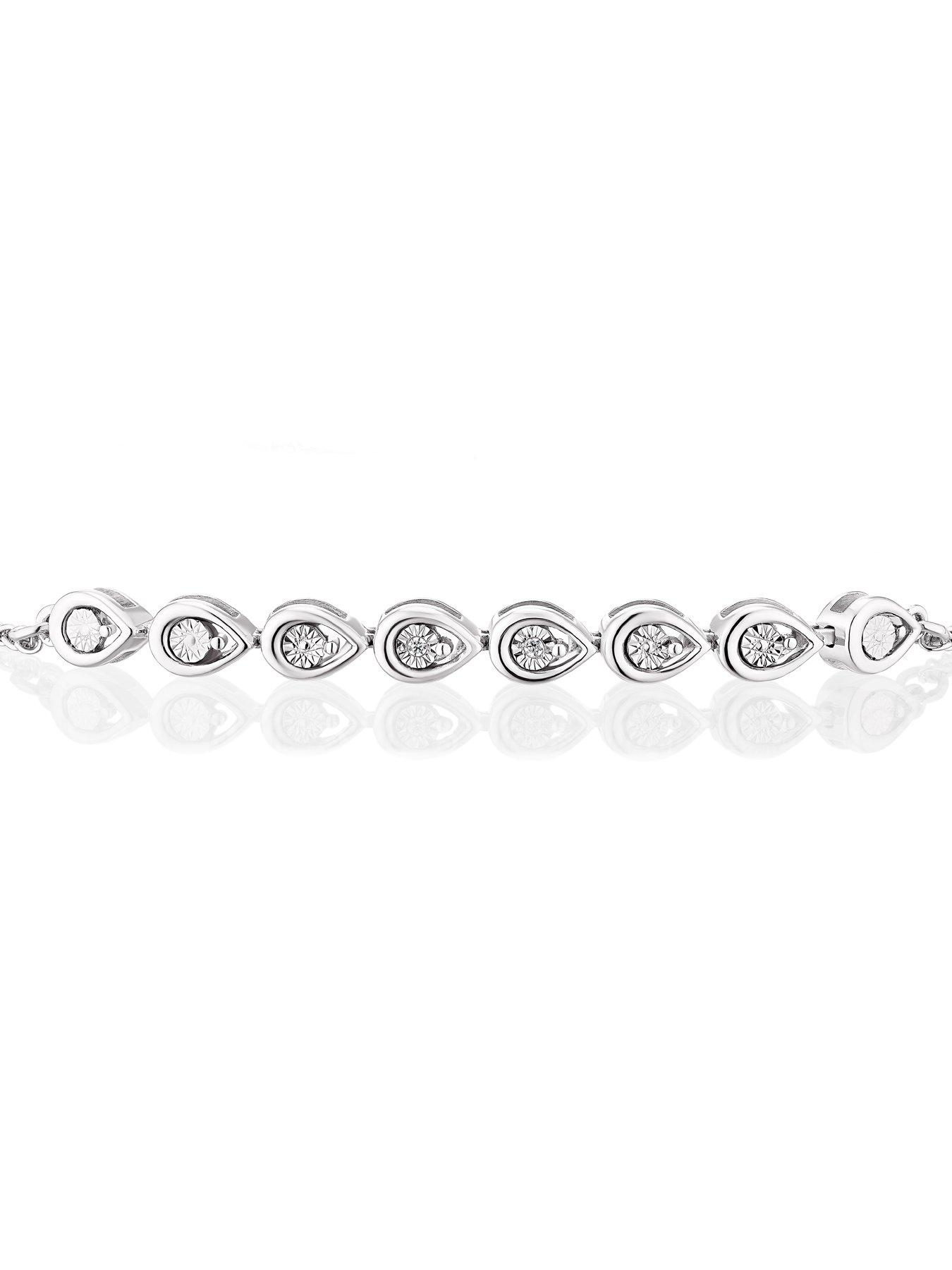 Tennis Bracelet H Samuel Sterling Silver Bracelet Samuel Sterling