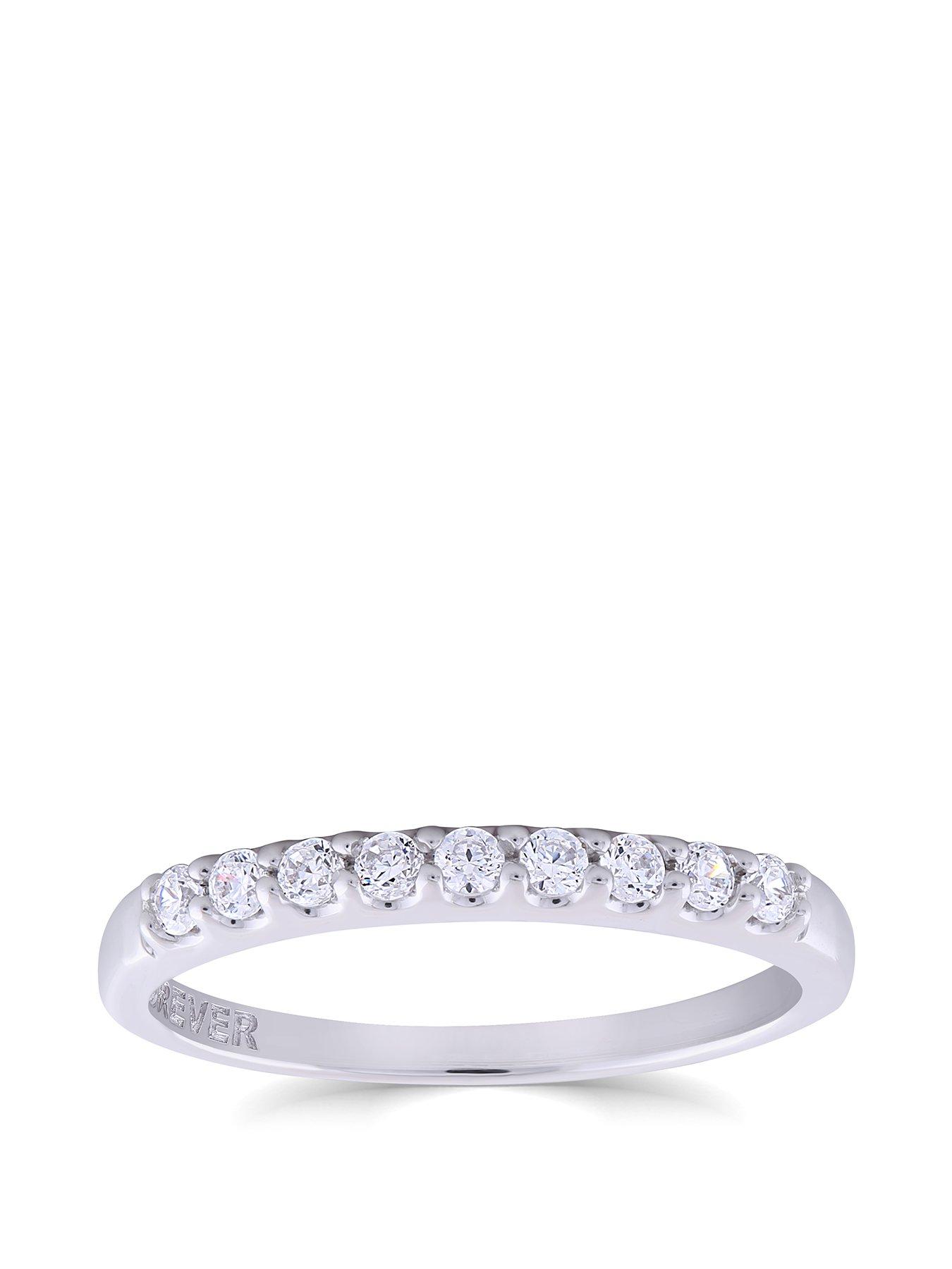 Product photograph of H Samuel The Forever Diamond 18ct White Gold 0 20ct Eternity Ring from very.co.uk