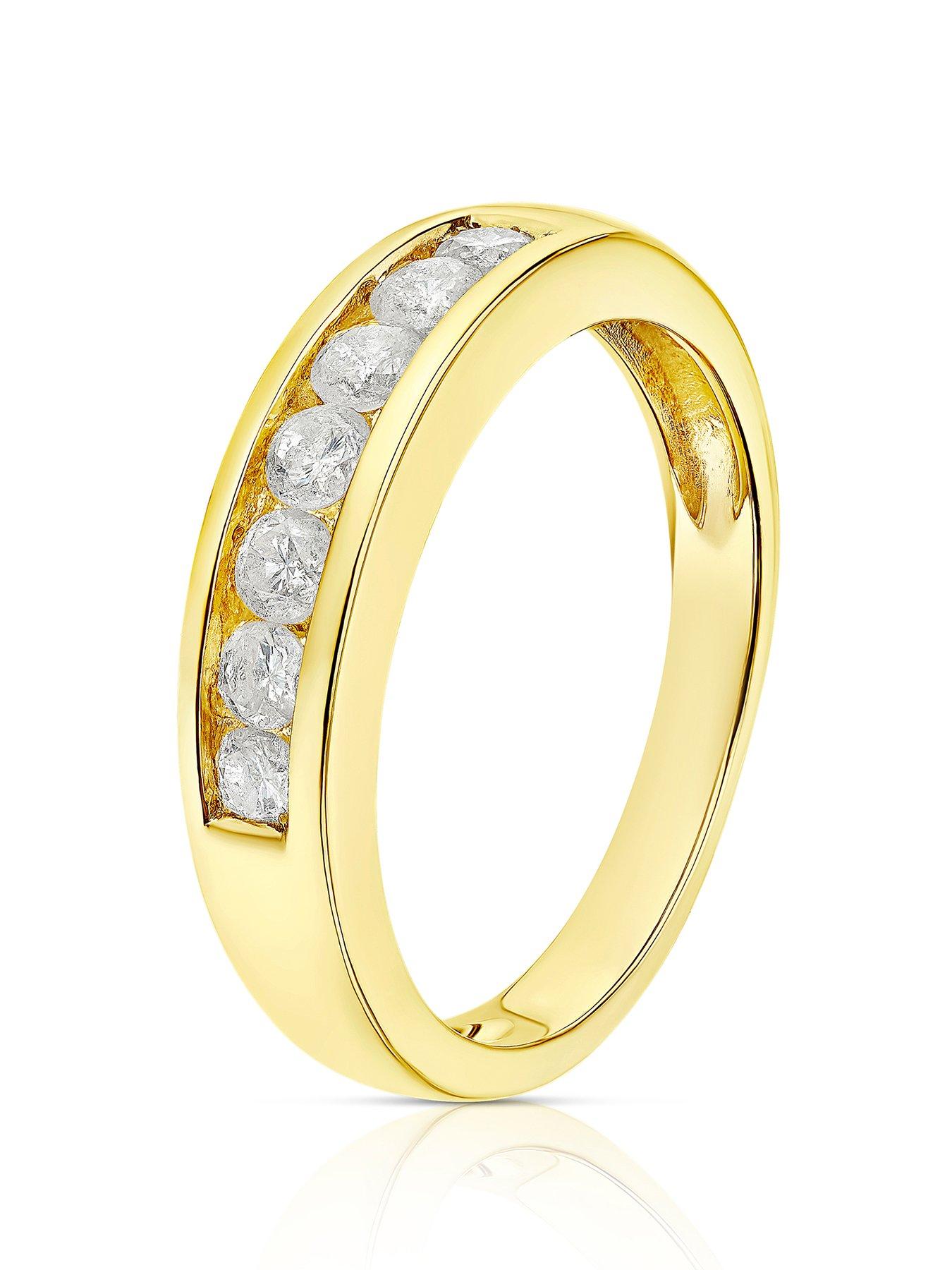 9ct Gold H Samuel Gold Toe Rings H Samuel 9ct Rose Gold Eternity