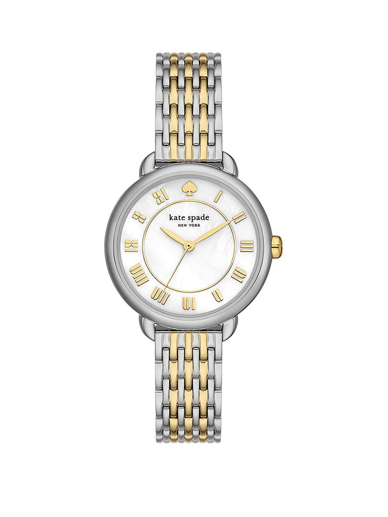 Product photograph of Kate Spade New York Lily Avenue Two-tone Stainless Steel Watch from very.co.uk