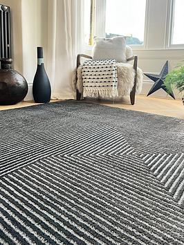 Product photograph of Very Home Pyramid Rug from very.co.uk