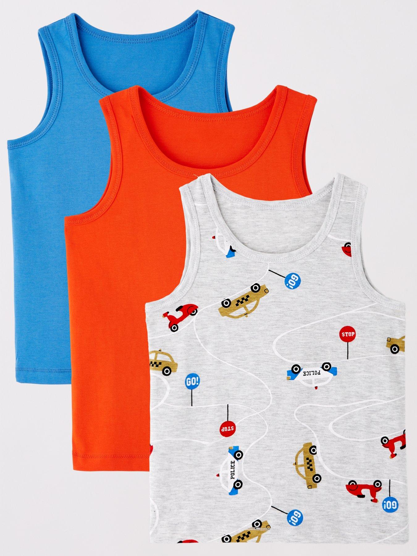 Boys short sleeve vests deals
