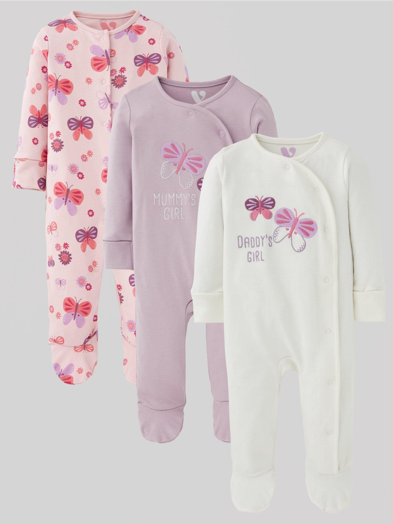 Girl Sleepsuits Girls Baby Grows Very