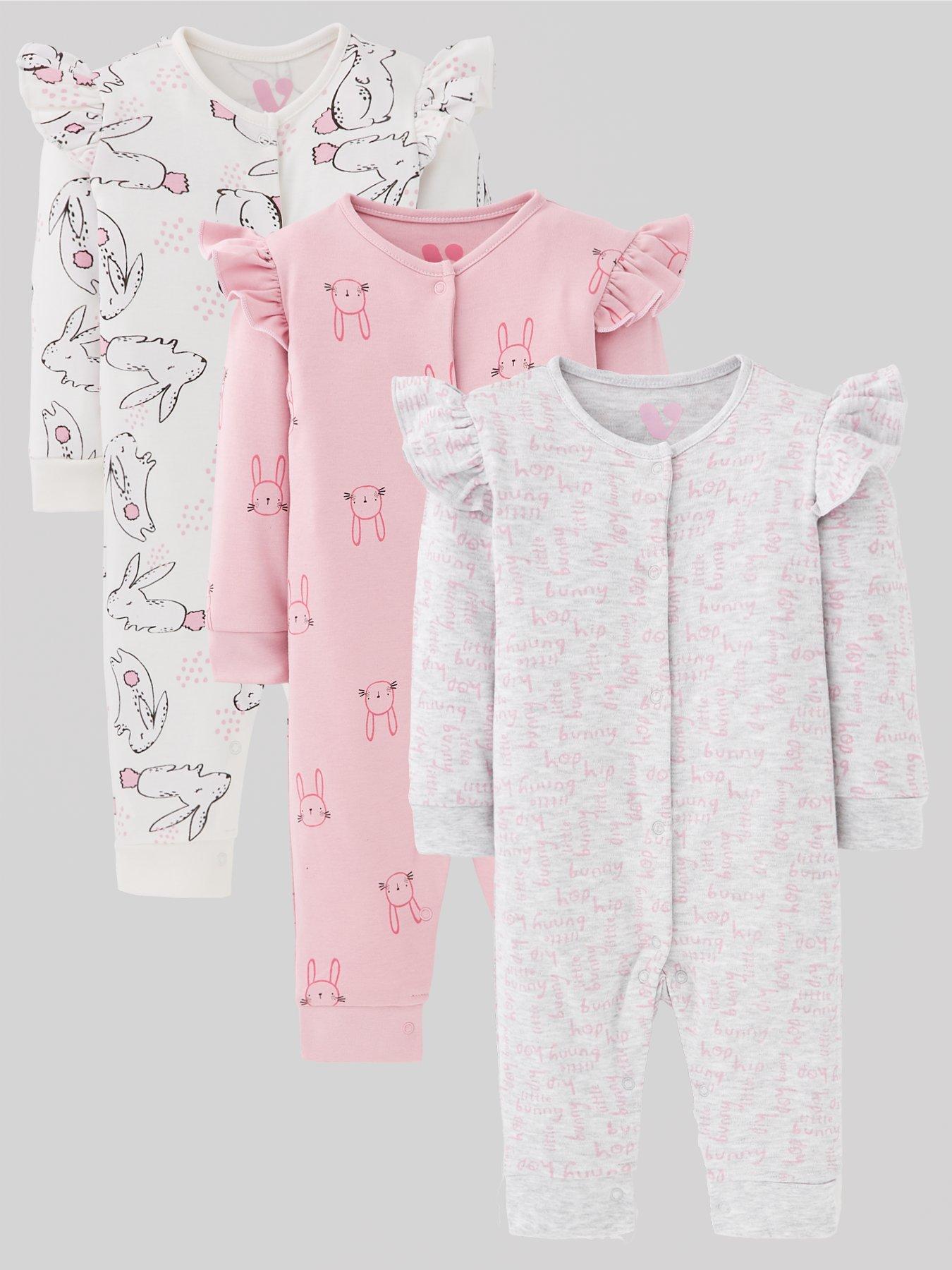 Next baby girl sleepsuits hotsell