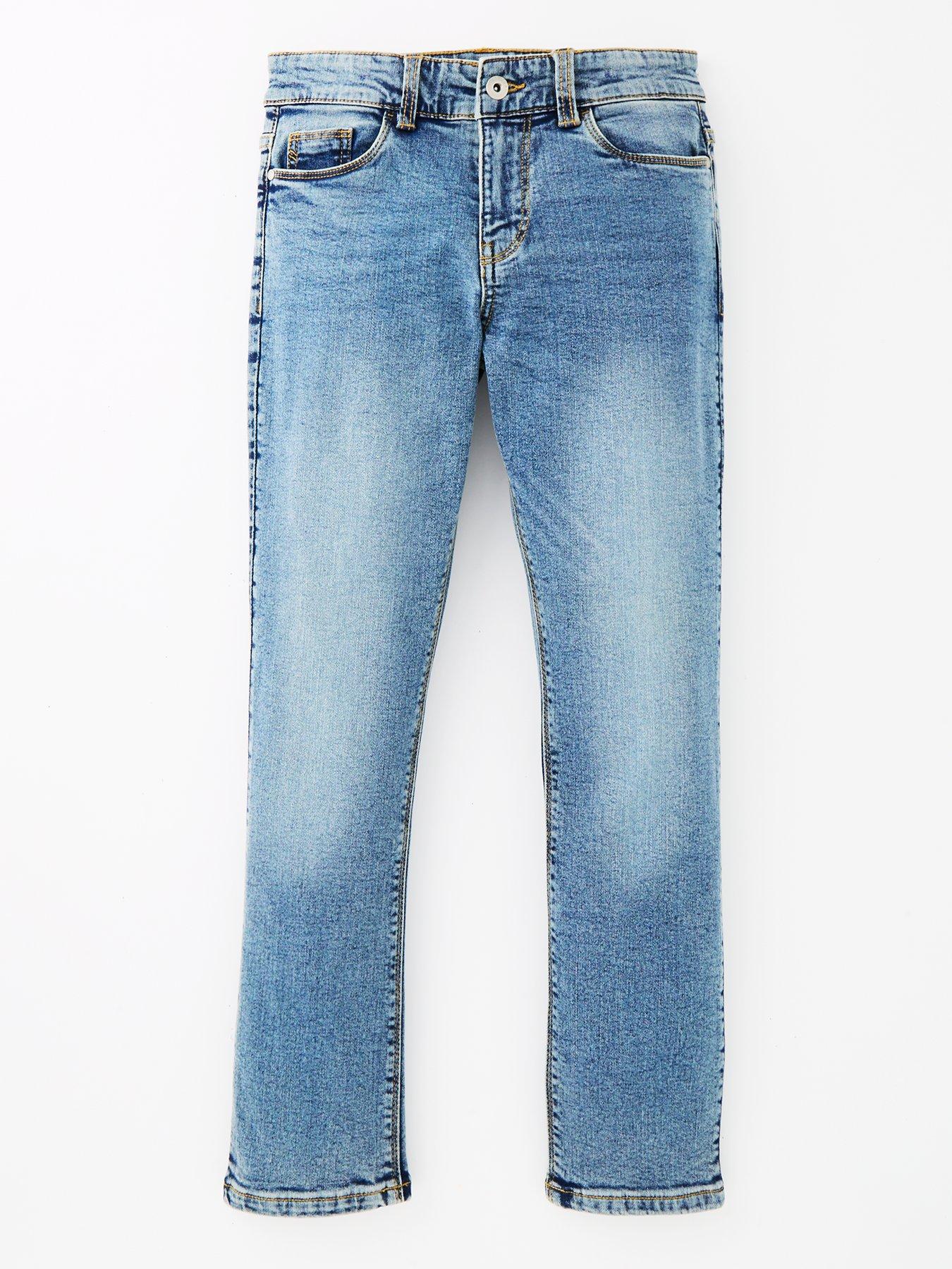 Image 1 of 4 of V by Very Boys Mid Wash Slim Jean