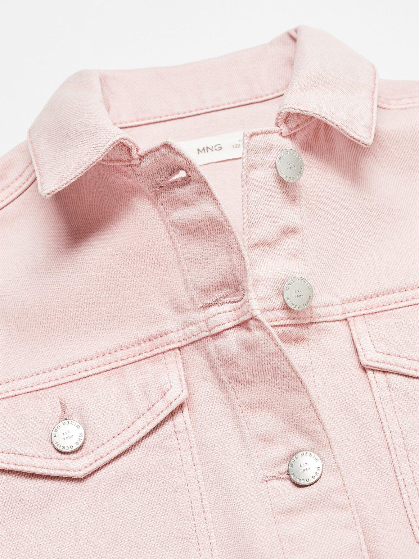 Mango pink best sale denim jacket