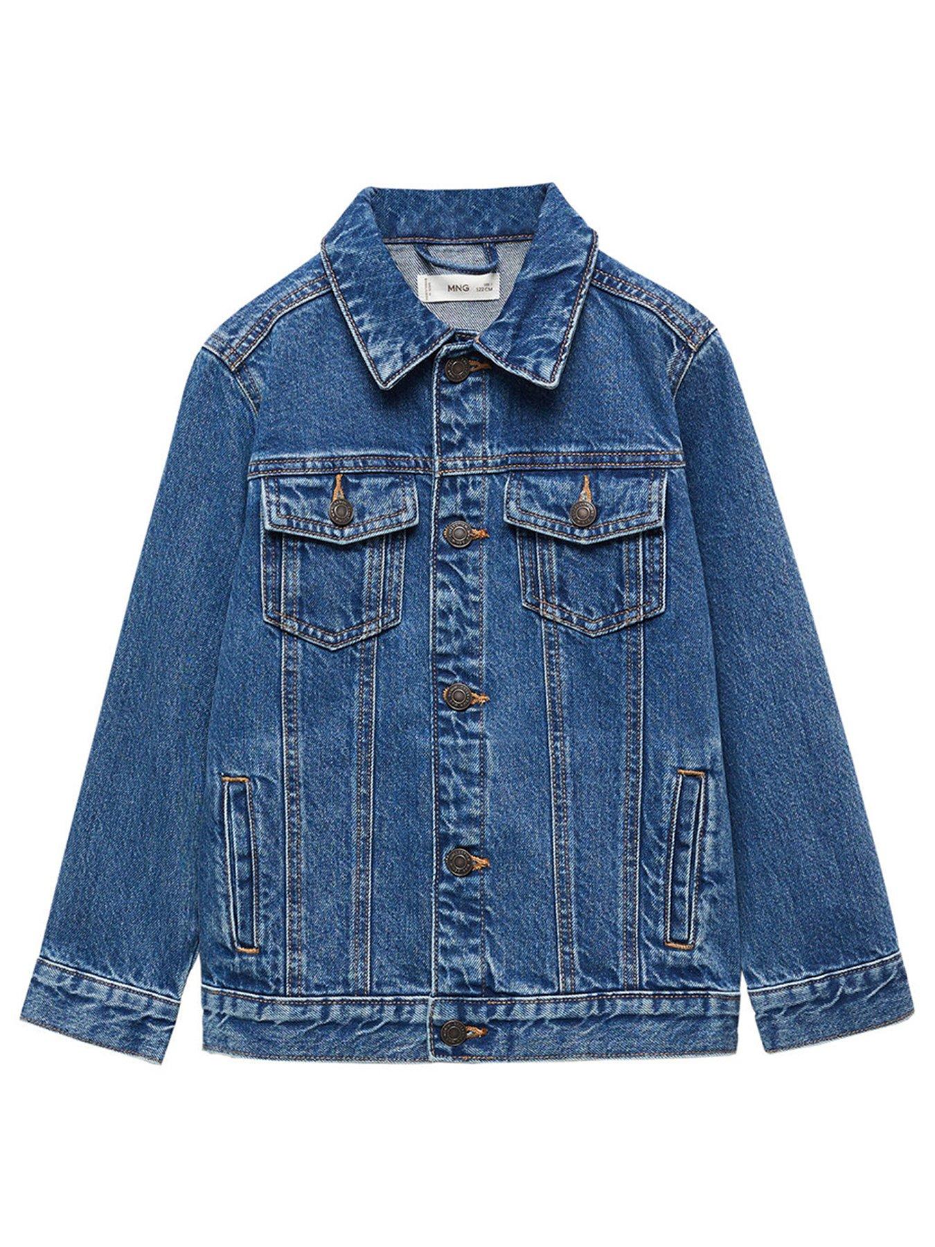 Boys denim cheap jacket price