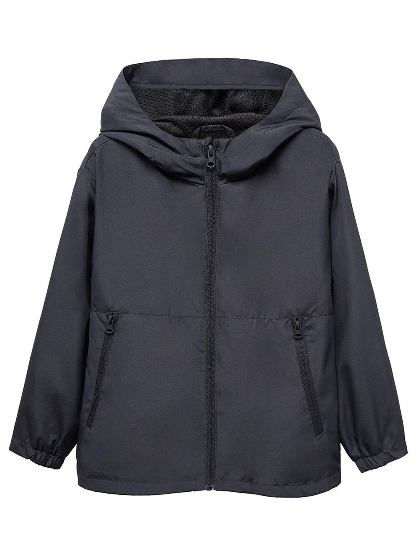 Boys Lightweight Raincoat Black