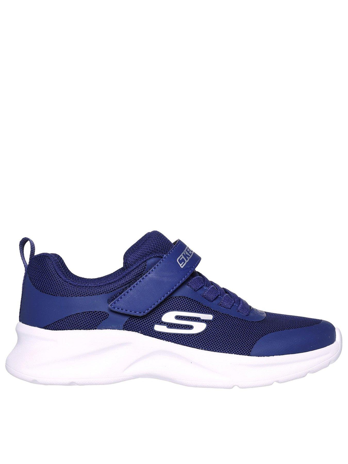 Skechers Junior Girls Dynamatic Trainer Navy Very