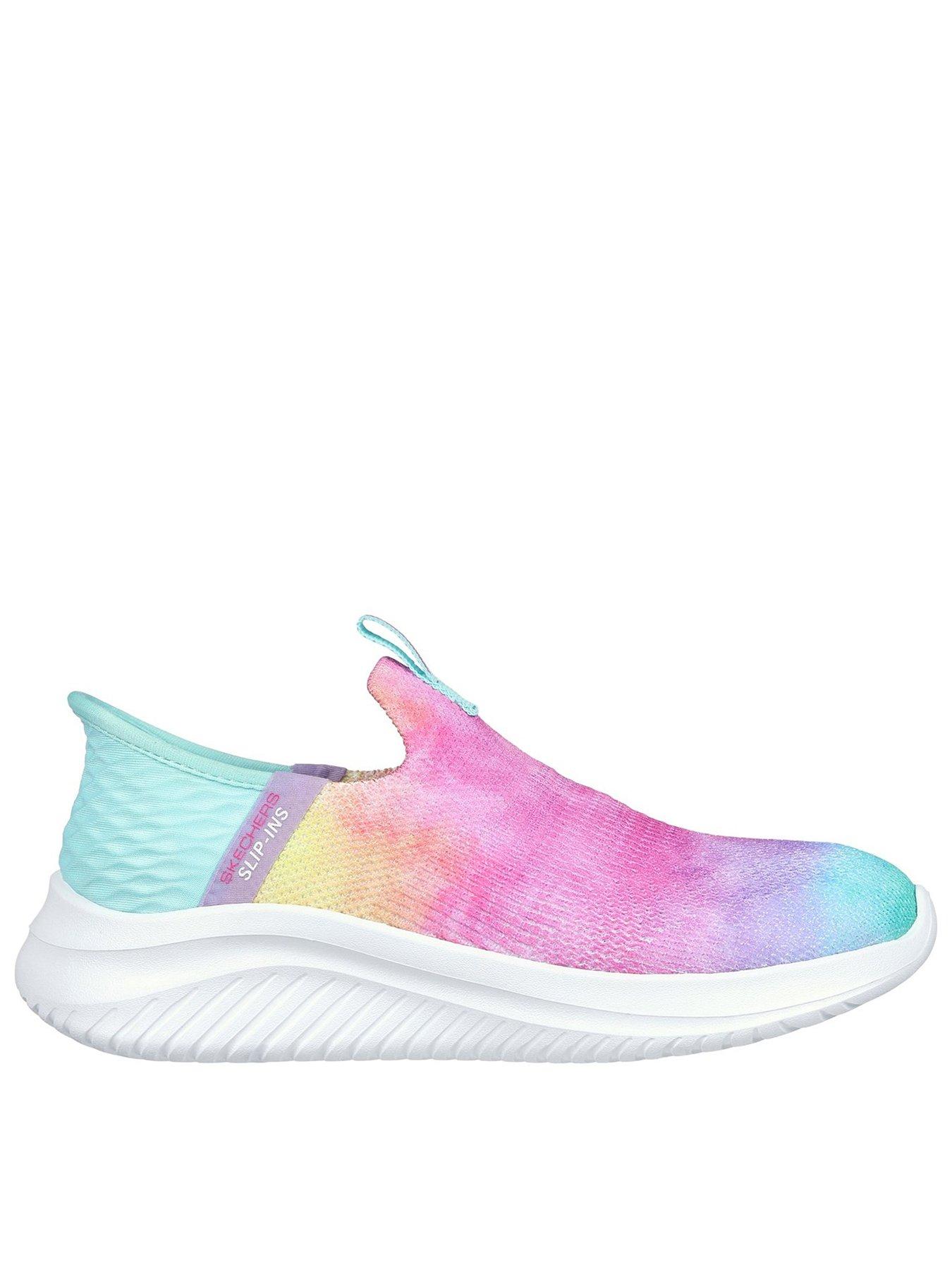 SkechersJunior Girls Ultra Flex 3.0 Pastel Trainer Multi