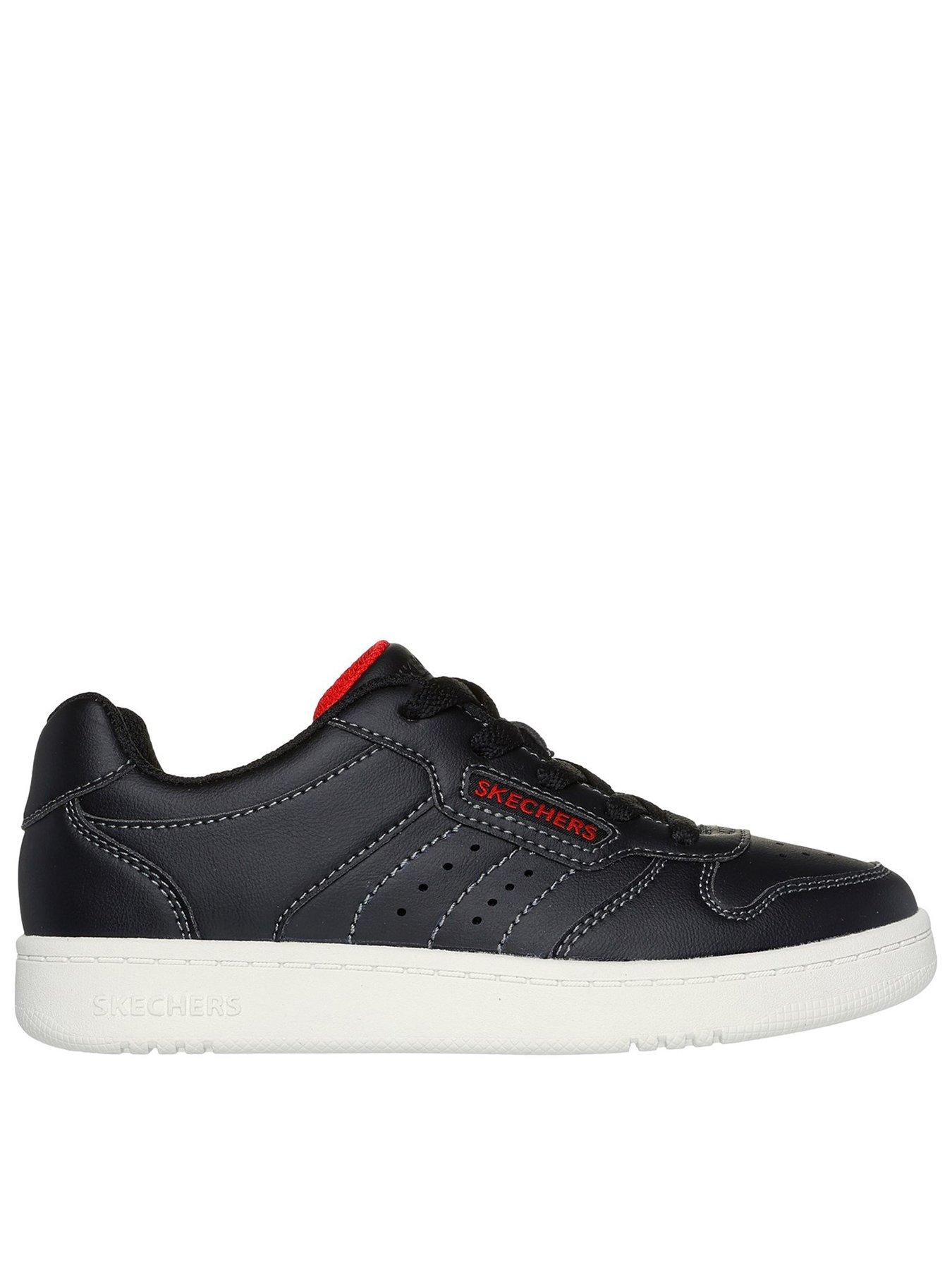 Skechers Junior Boys Quick Street Trainer Black Very