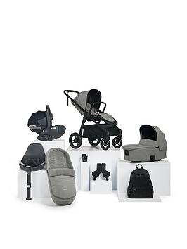 Mamas & Papas Ocarro Flint Complete Kit (Inc Pushchair, Carrycot, Adaptors, Cupholder, Bag, Footmuff, Cloud T & Isofix Base)