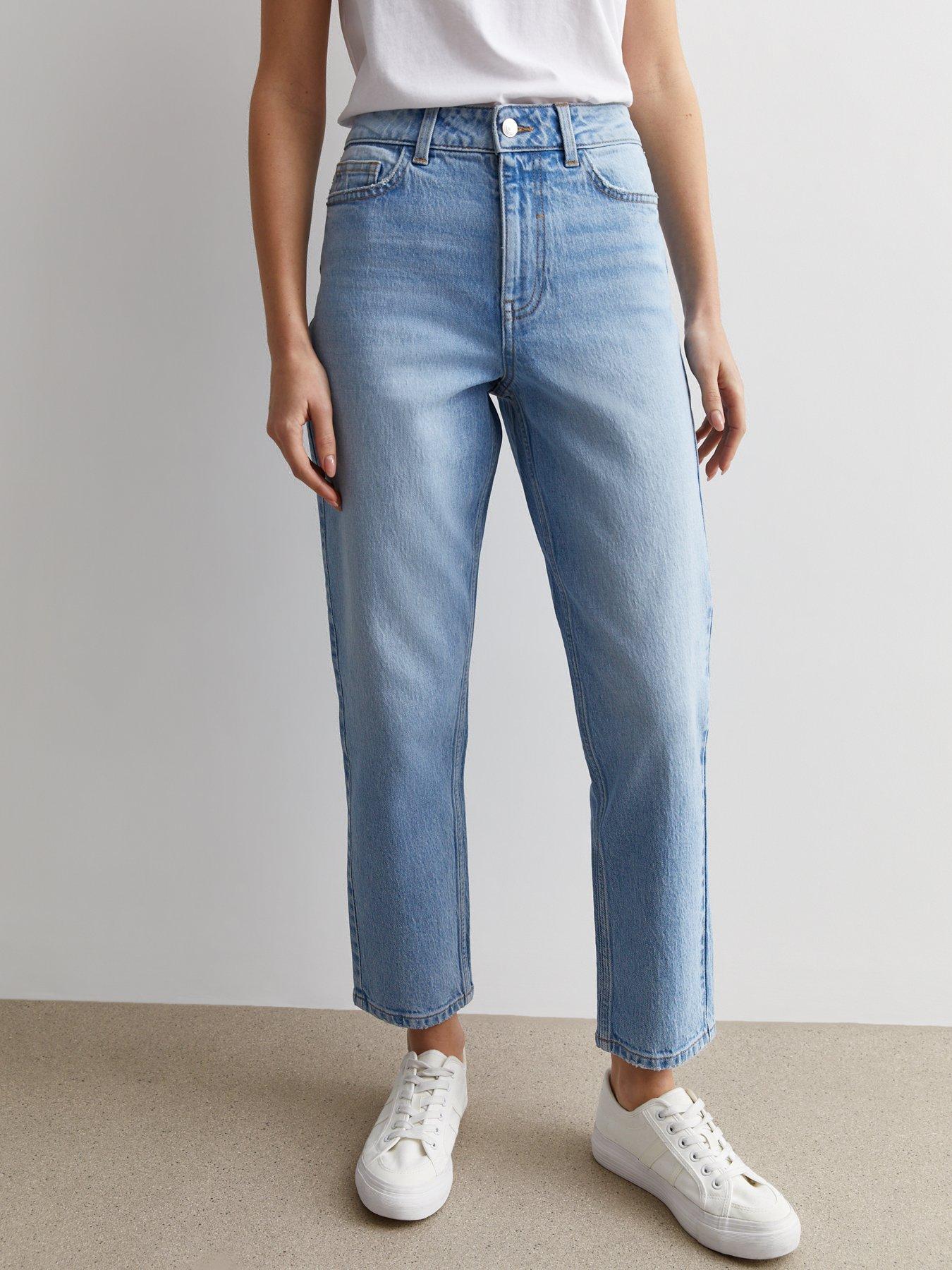 New Look Pale Blue High Waist Tori Mom Jeans Very