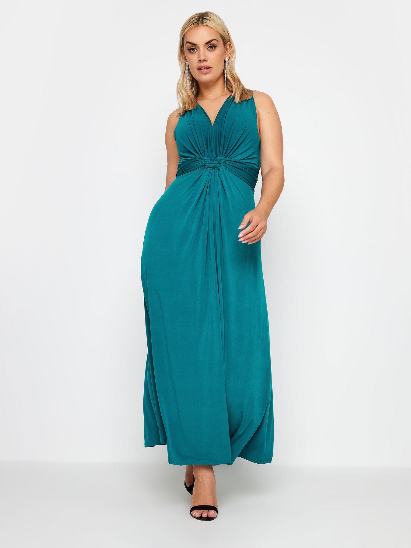 Missguided curve knot front midi dress best sale