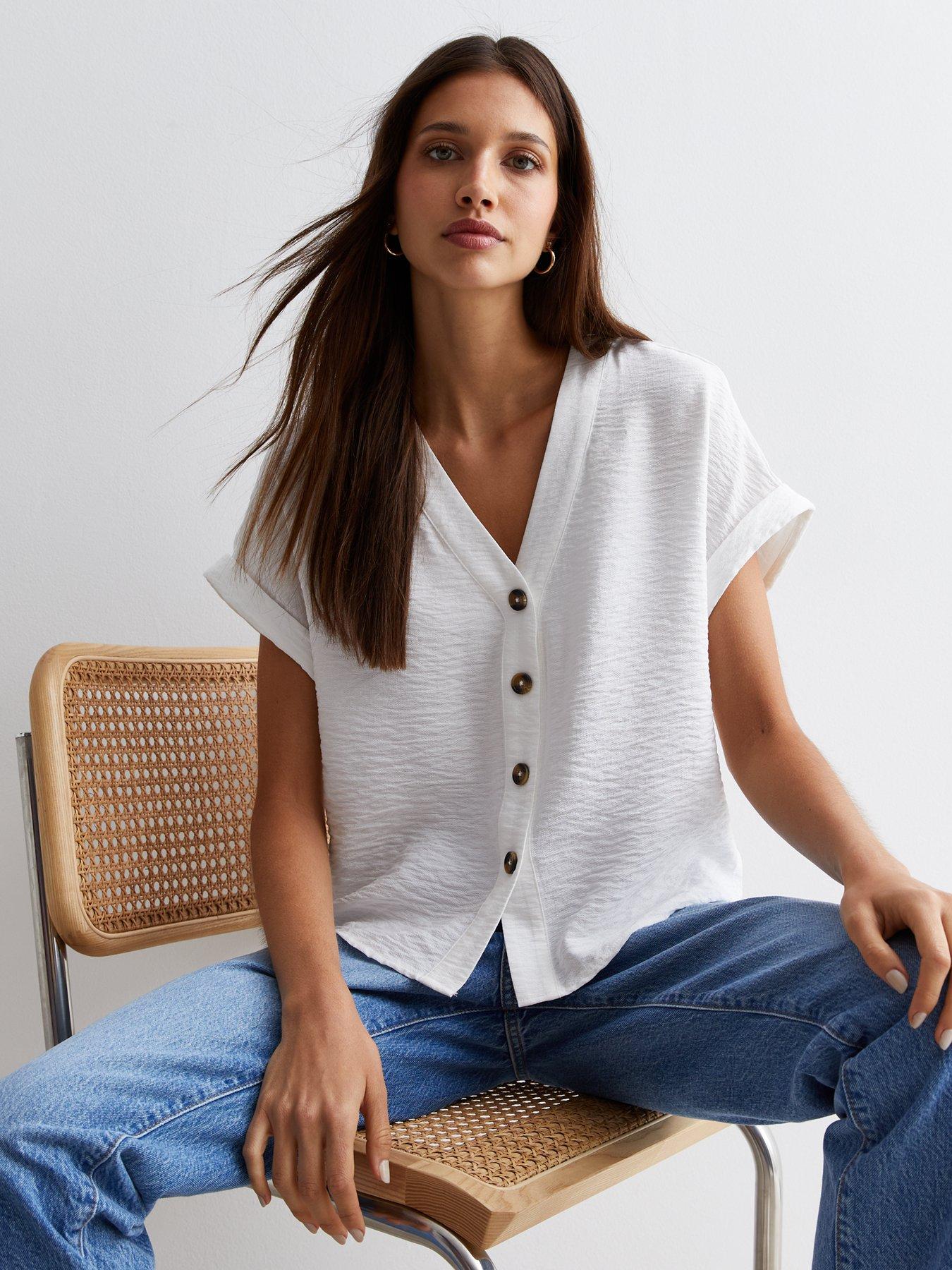 Off white blouse hotsell