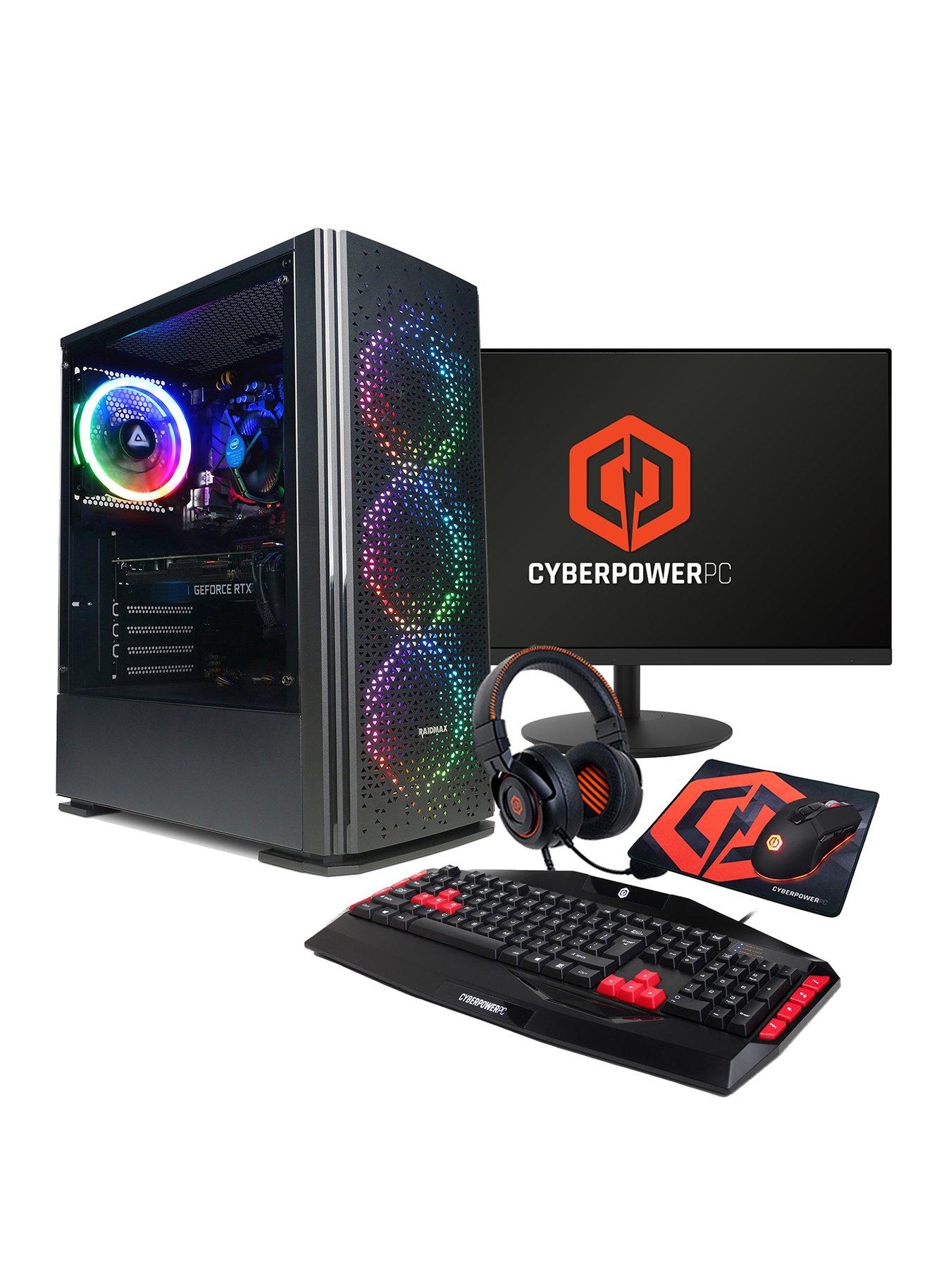 Cyberpower Blaze Gaming PC Bundle - AMD Ryzen 5 5500, RTX 4060