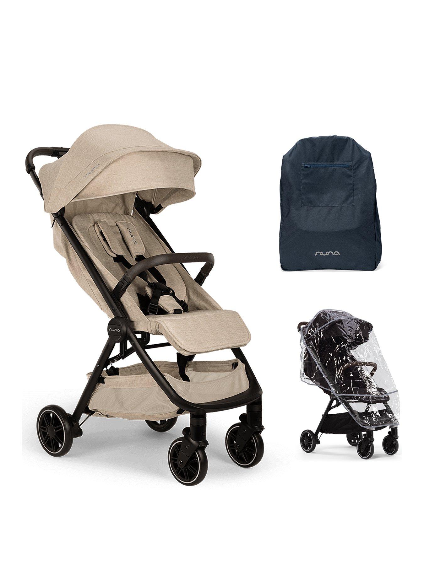 Nuna Trvl Compact Stroller With Raincover And Travel Bag