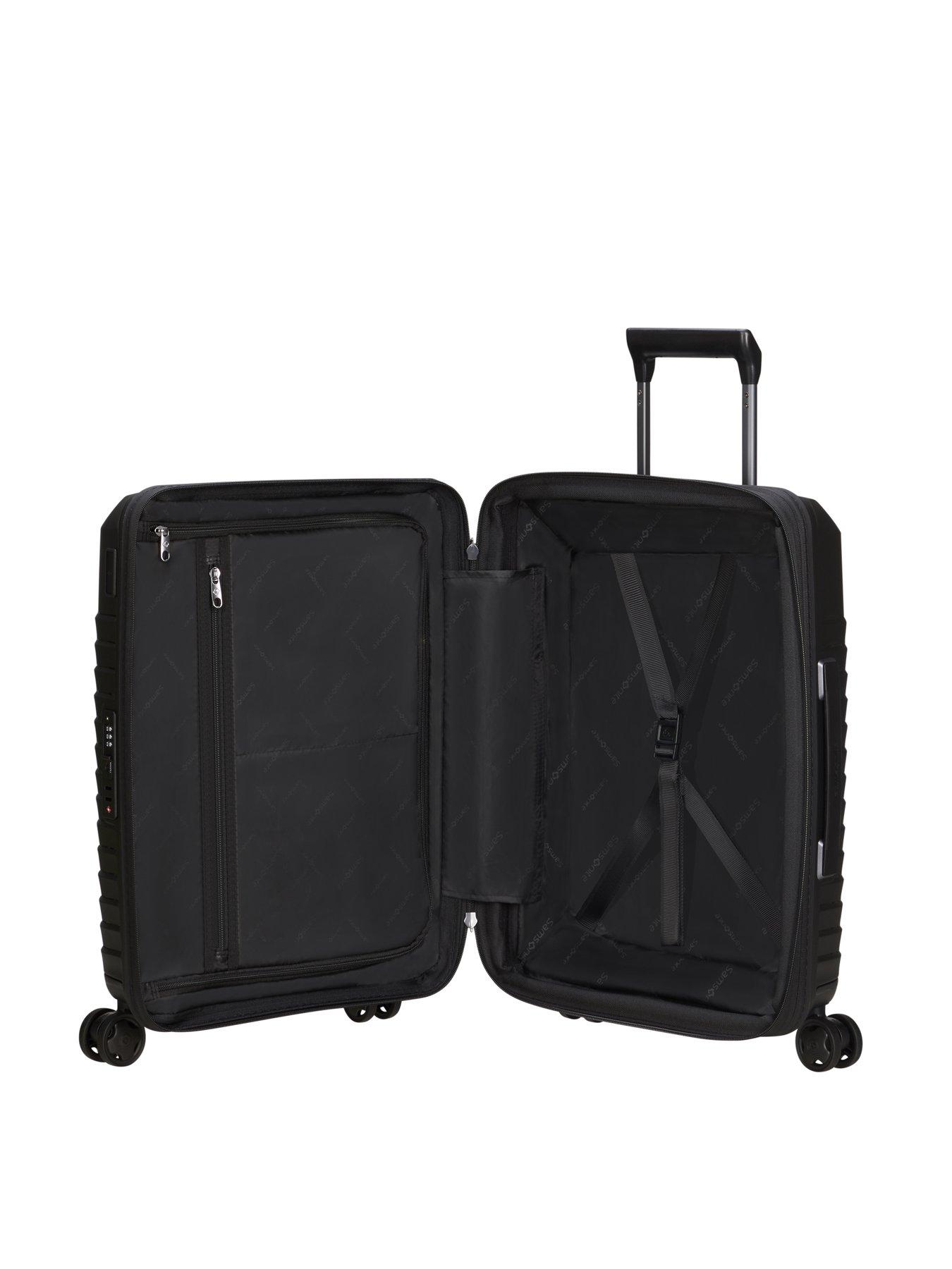 Samsonite INTUO SPINNER 55/20 EXP CABIN Hardshell CASE -BLACK | Very.co.uk