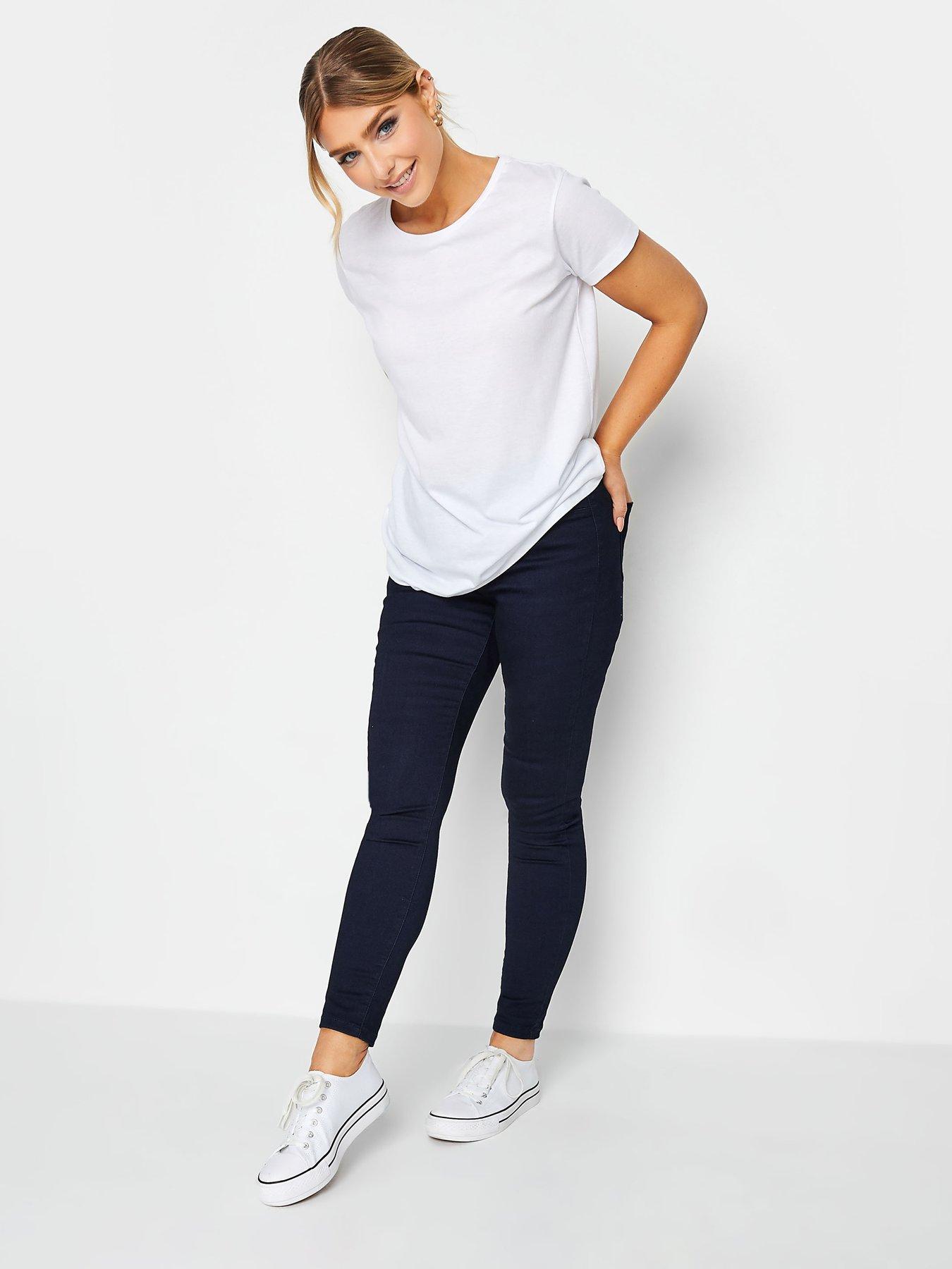 Image 2 of 3 of M&Co Petite Petite Indigo Jegging 27"