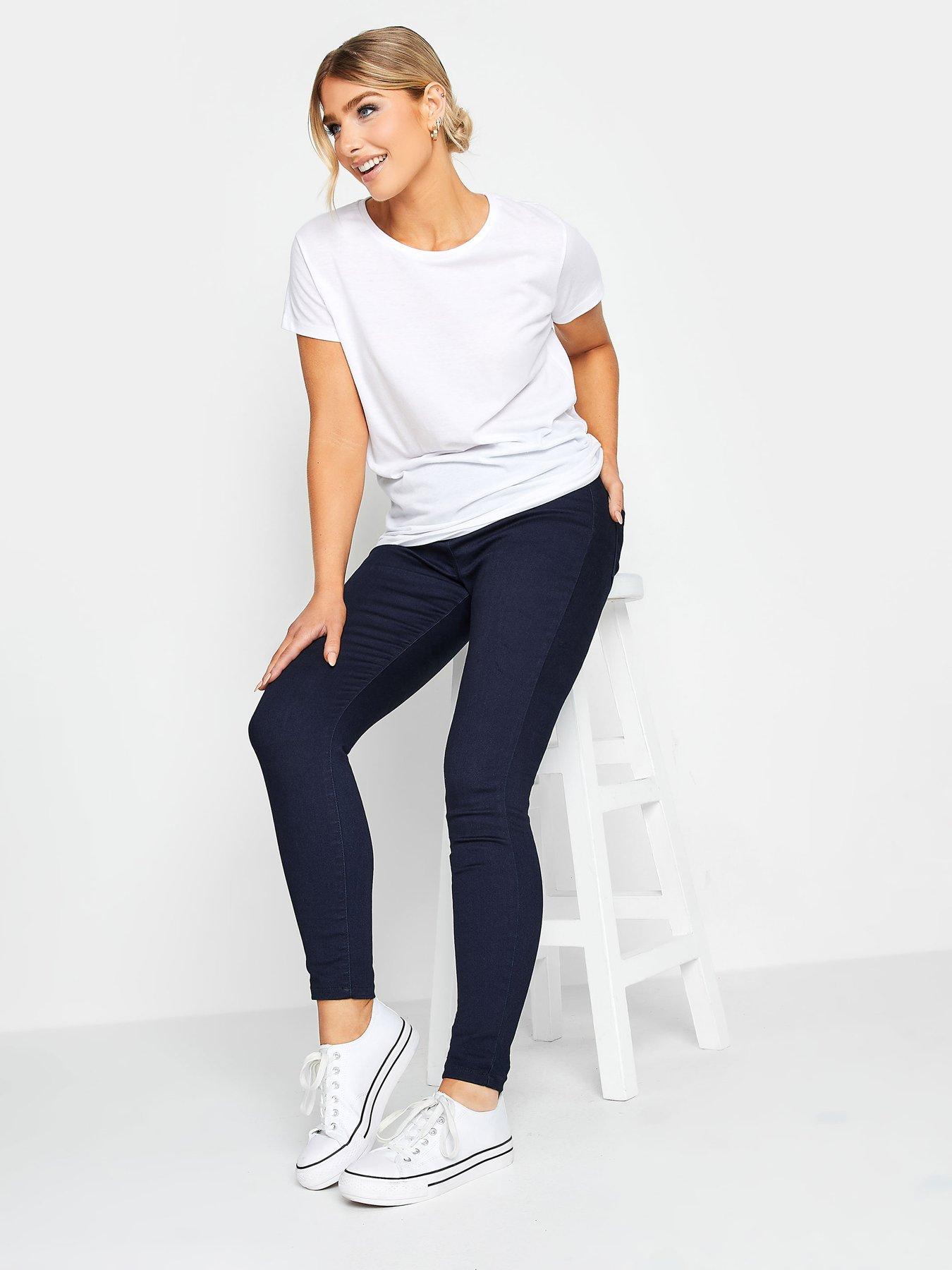 Image 3 of 3 of M&Co Petite Petite Indigo Jegging 27"