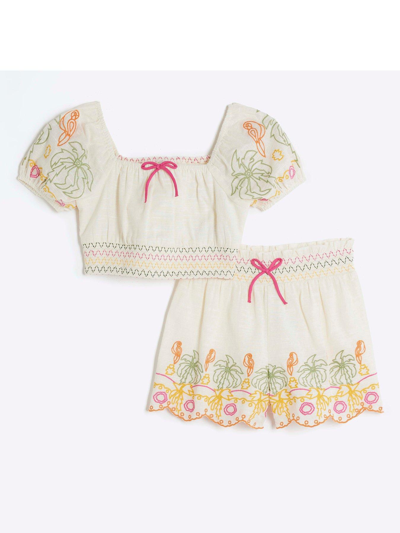 river-island-girls-embroidered-beach-set-cream