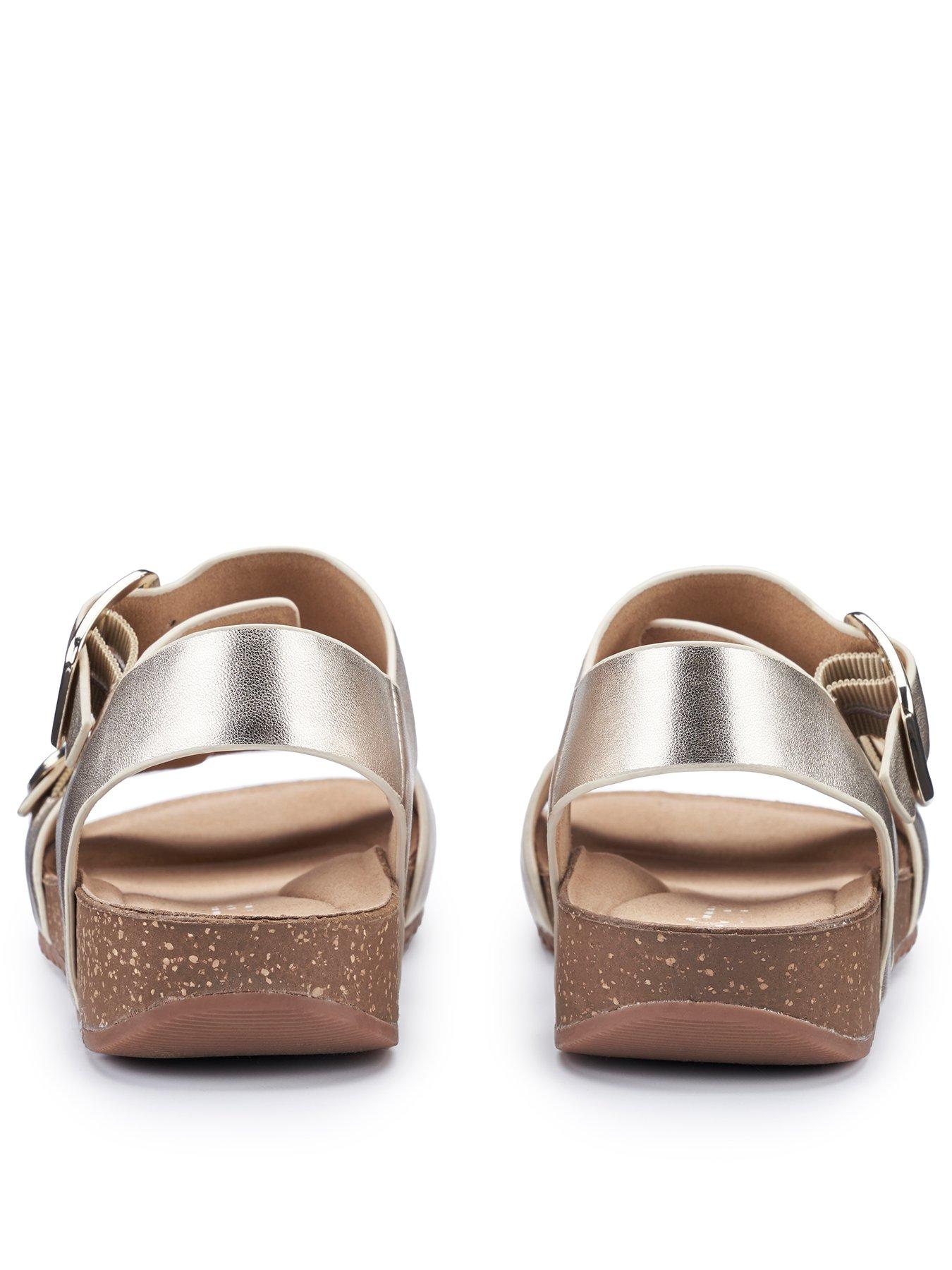 Hotter gold sandals deals