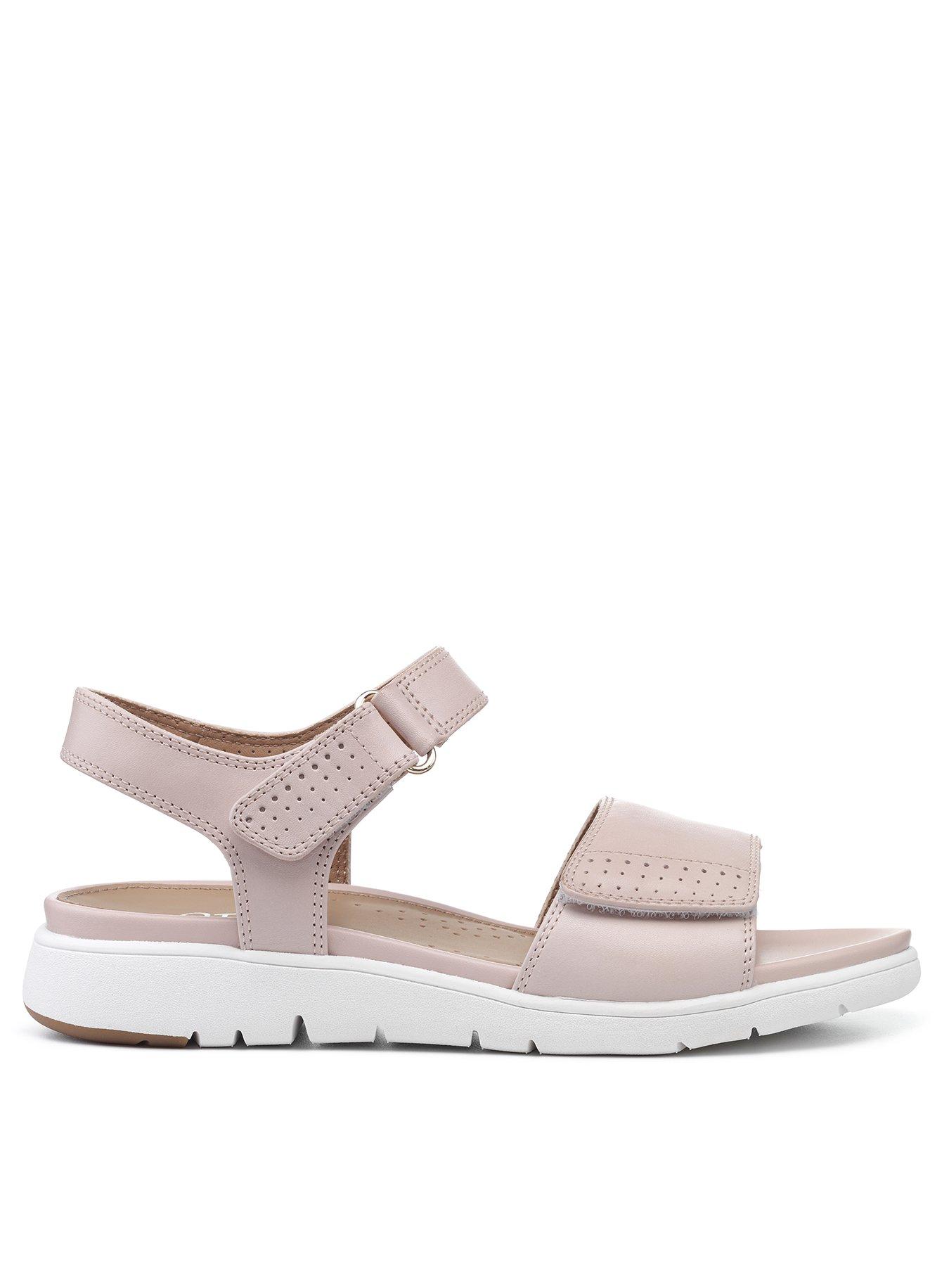 undefined Sandals Leather Wide Saunter Wide - Blush-le