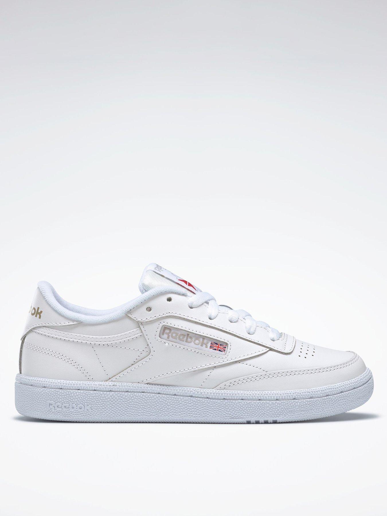 undefined Womens Club C 85 Trainers - White/Light Grey - White/Grey