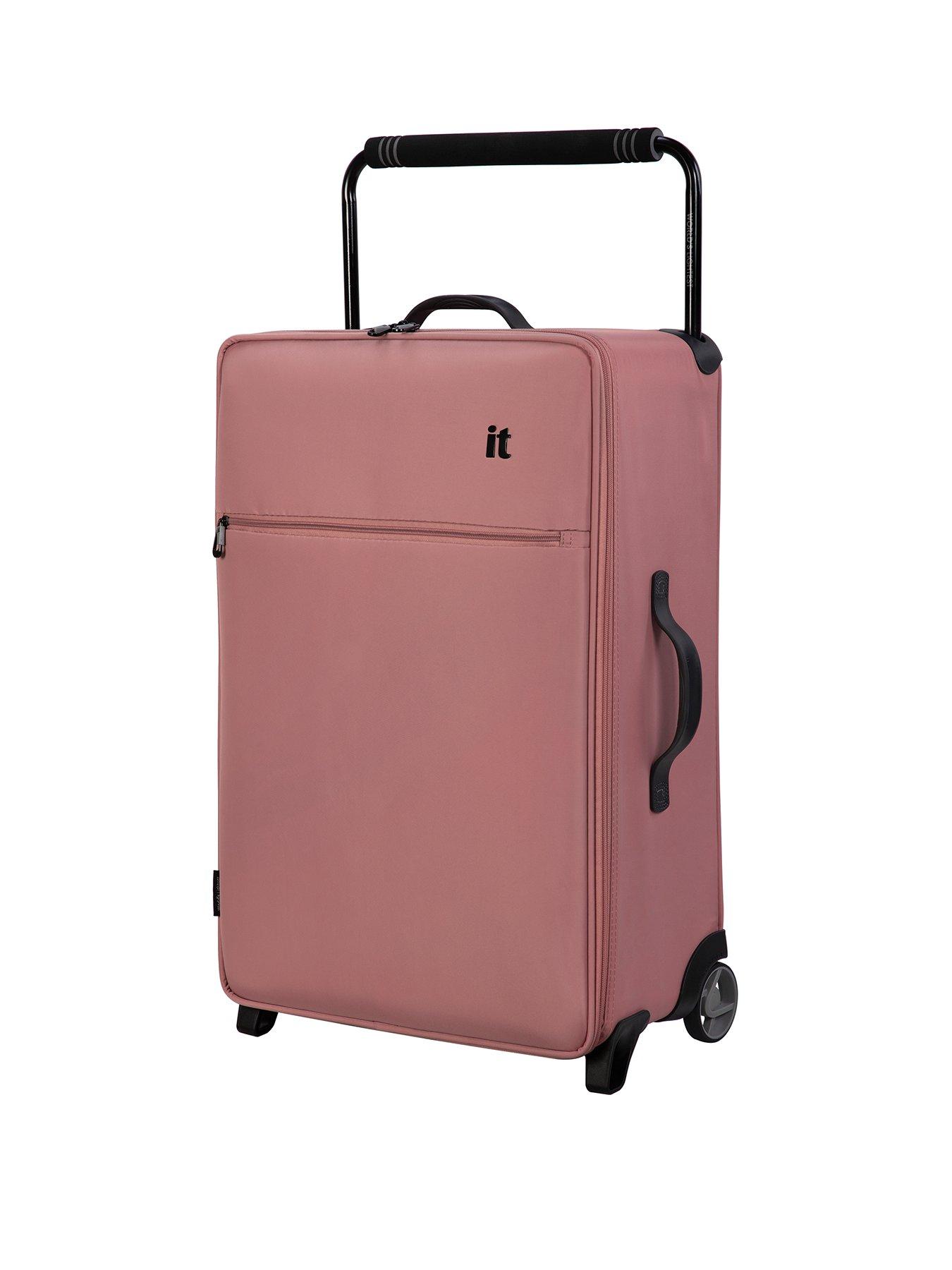 it Luggage Vitalize Medium Lightweight Suitcase - Pink Brown | very.co.uk