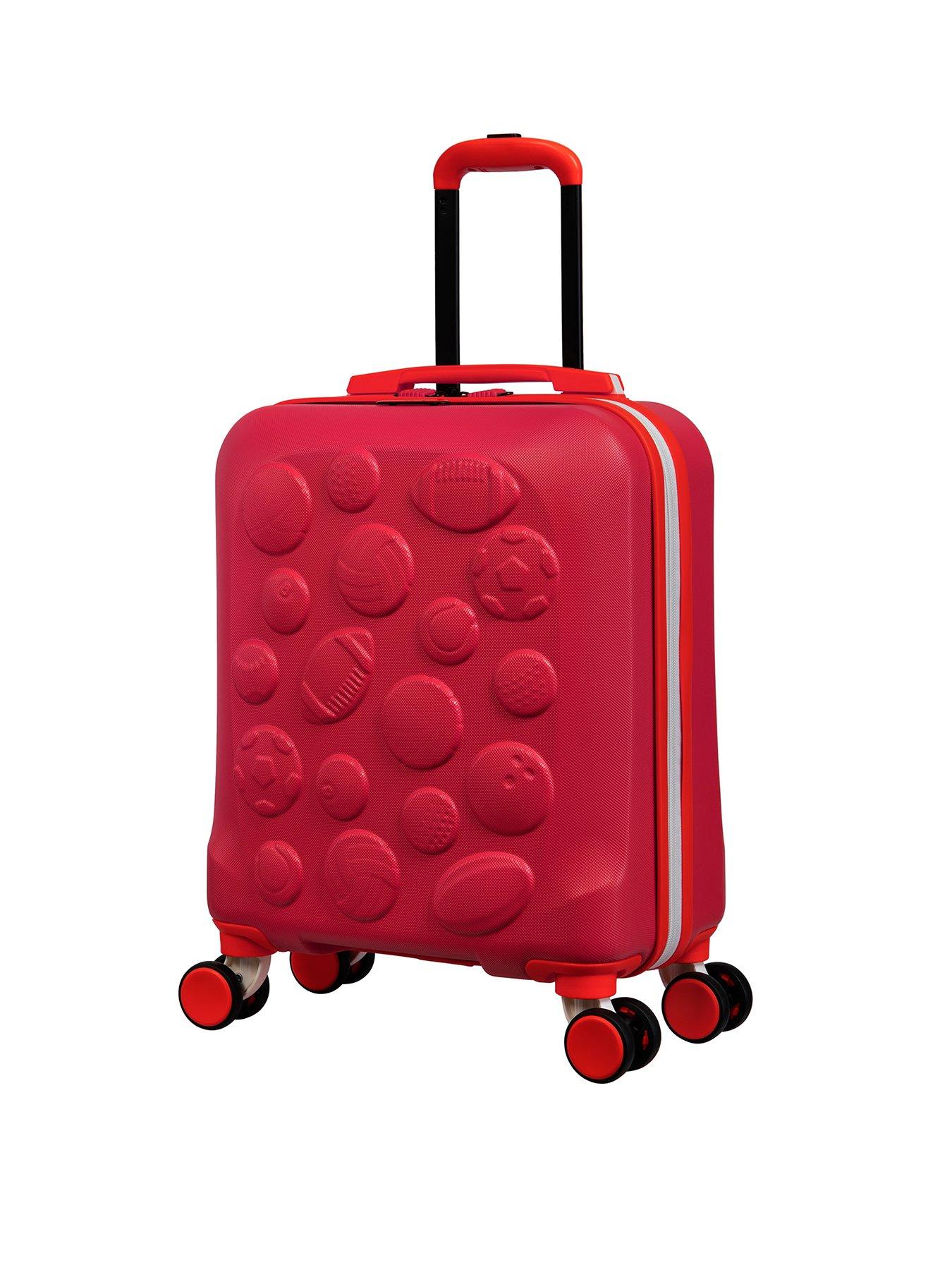 it Luggage Half-Time Poppy Kiddies Underseat Suitcase - Red