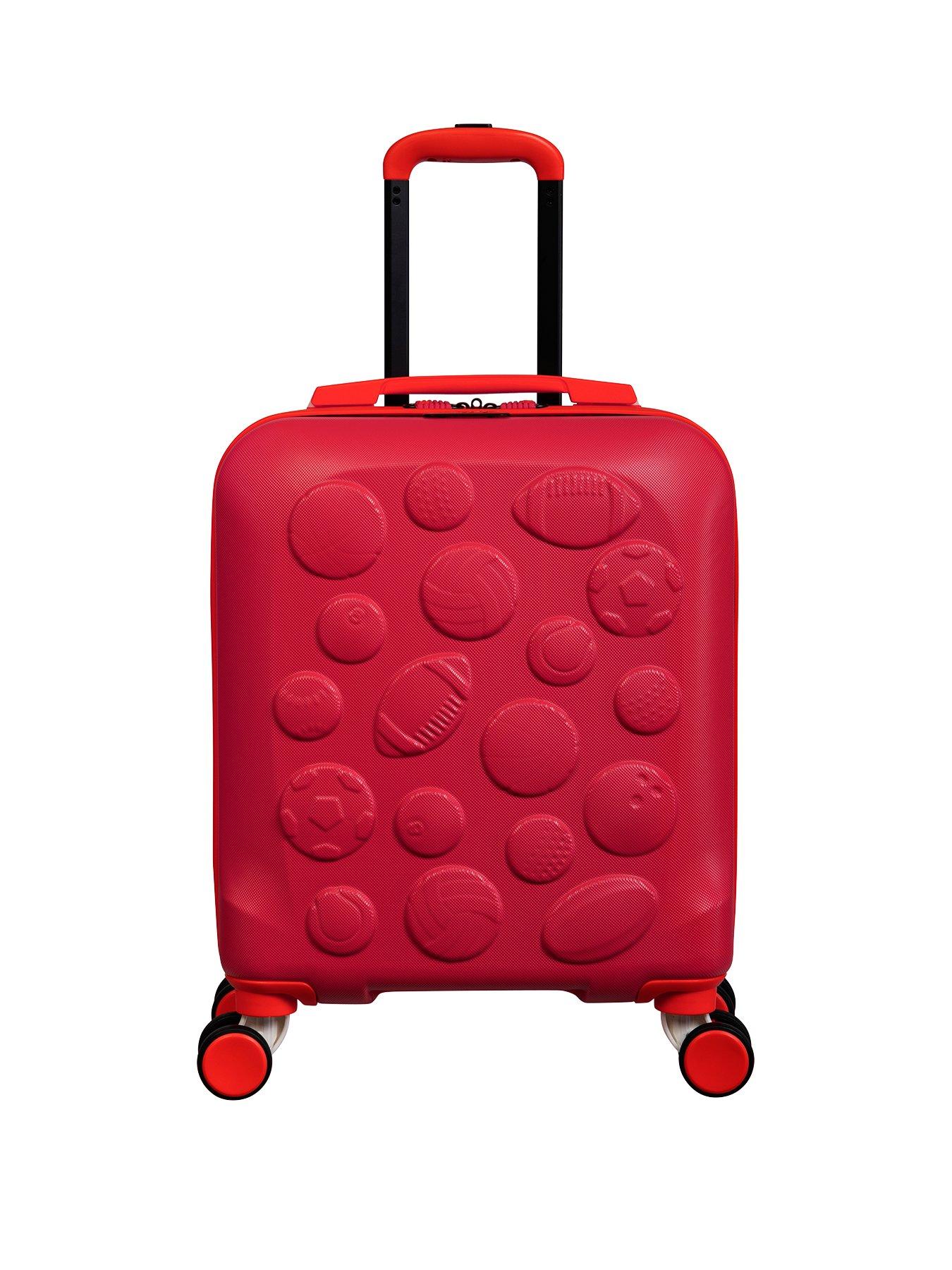 it Luggage Half Time Poppy Kiddies Underseat Suitcase Red Very