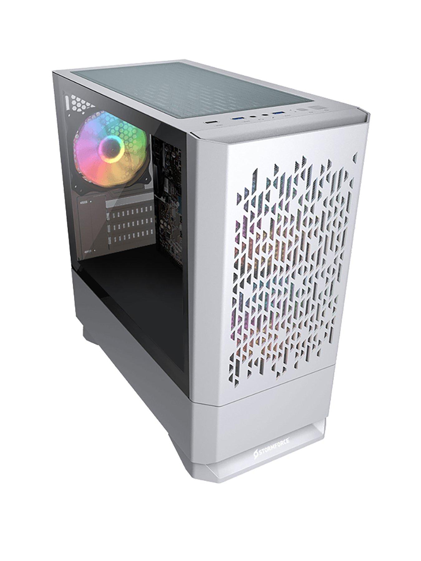 Image 1 of 7 of Stormforce Onyx Gaming Desktop - RTX 4060,&nbsp;AMD Ryzen 5 4500, 16GB RAM, 1TB SSD